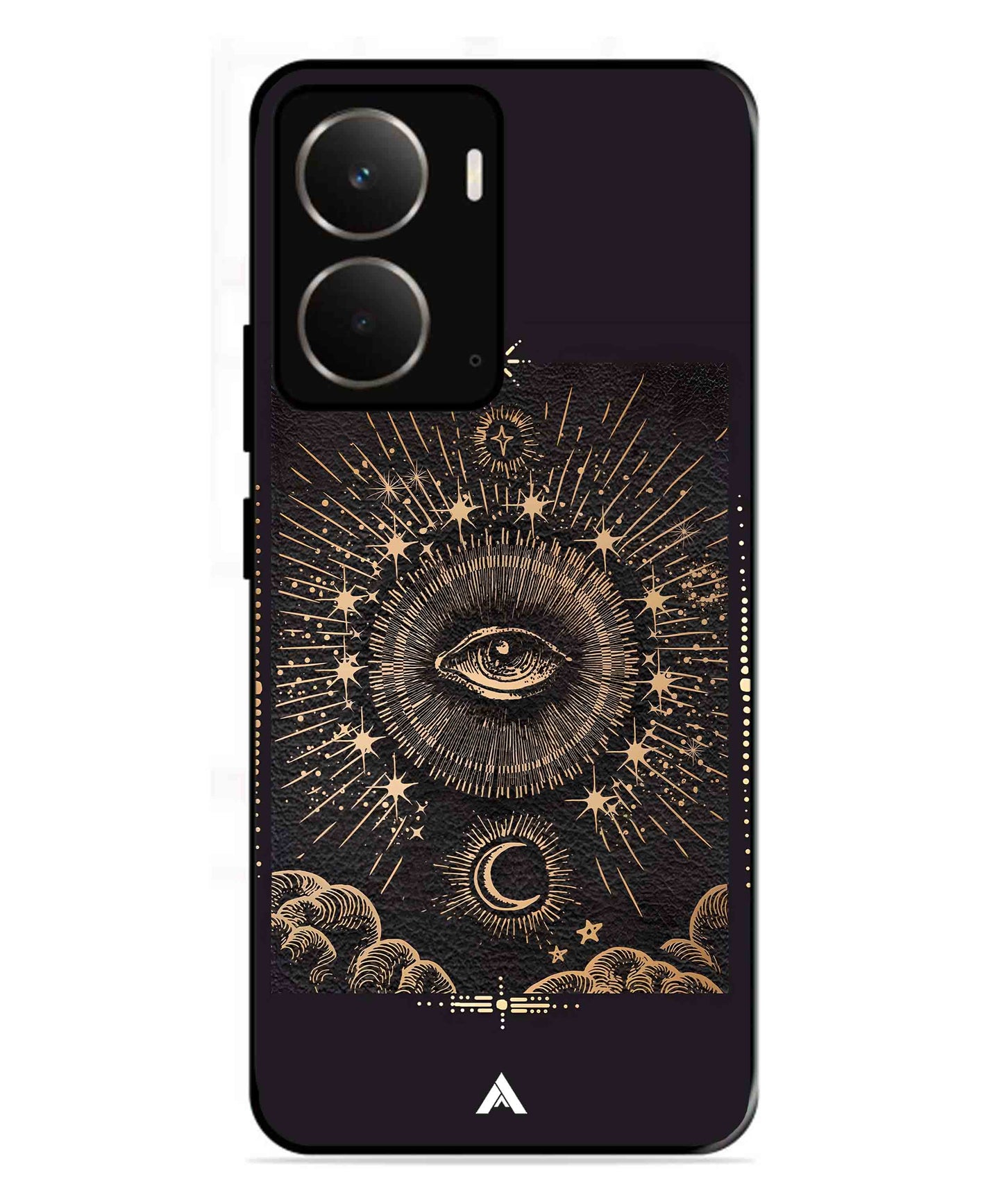 Illuminating Eye Metal Back Cover Phone Case for Realme P3