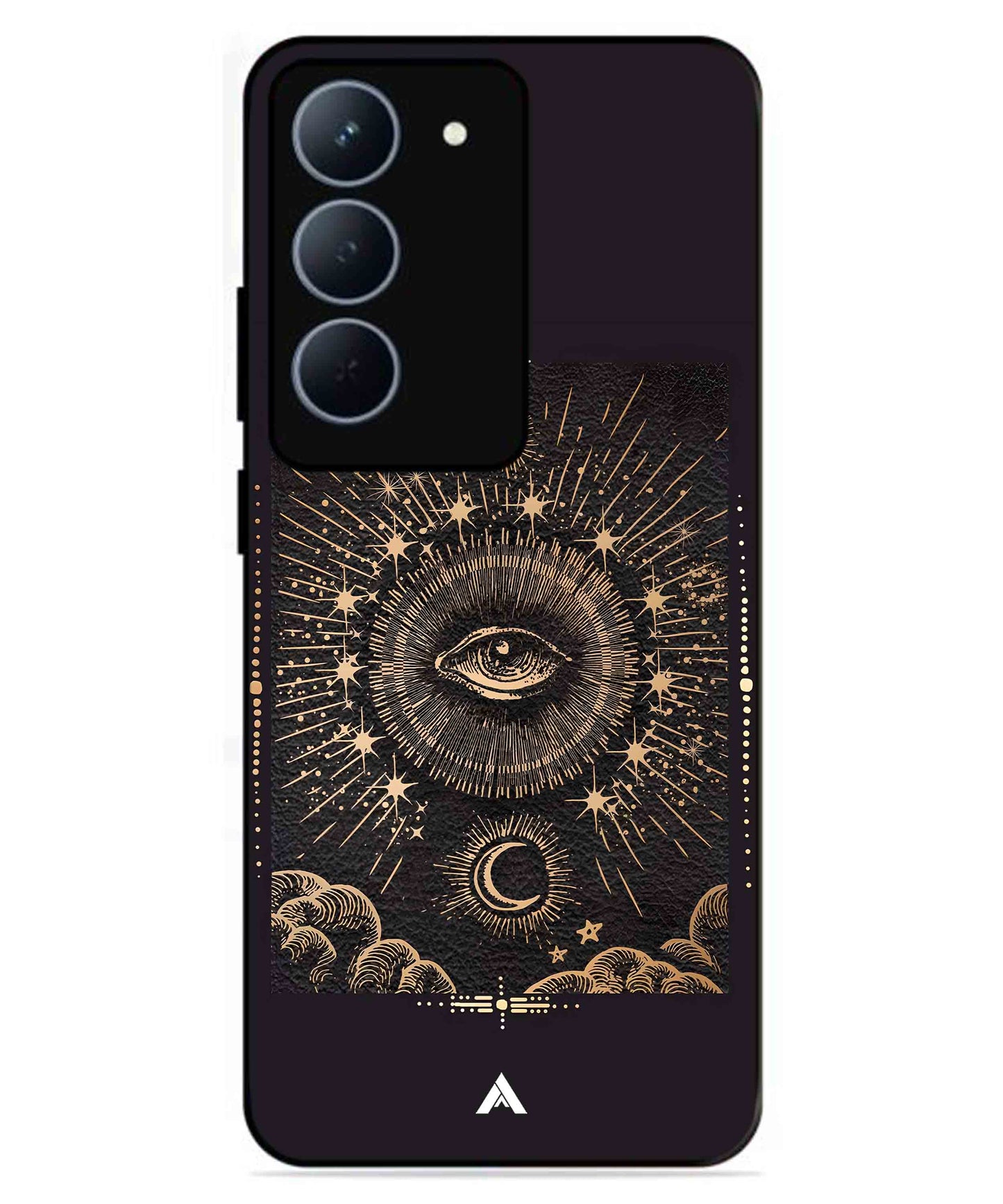 Illuminating Eye Metal Back Cover Phone Case for Realme P3X