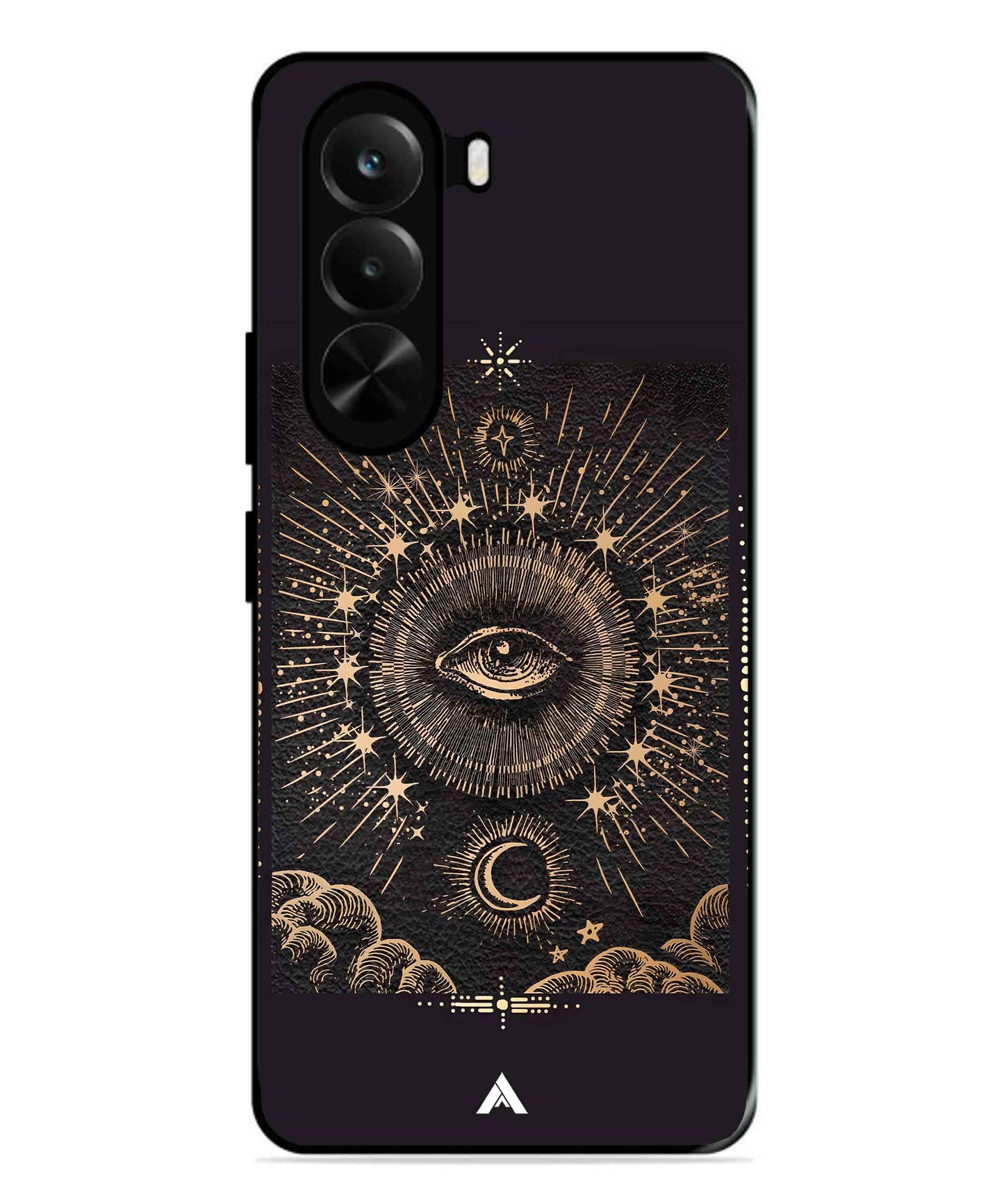 Illuminating Eye Metal Back Cover Phone Case for Realme P4X