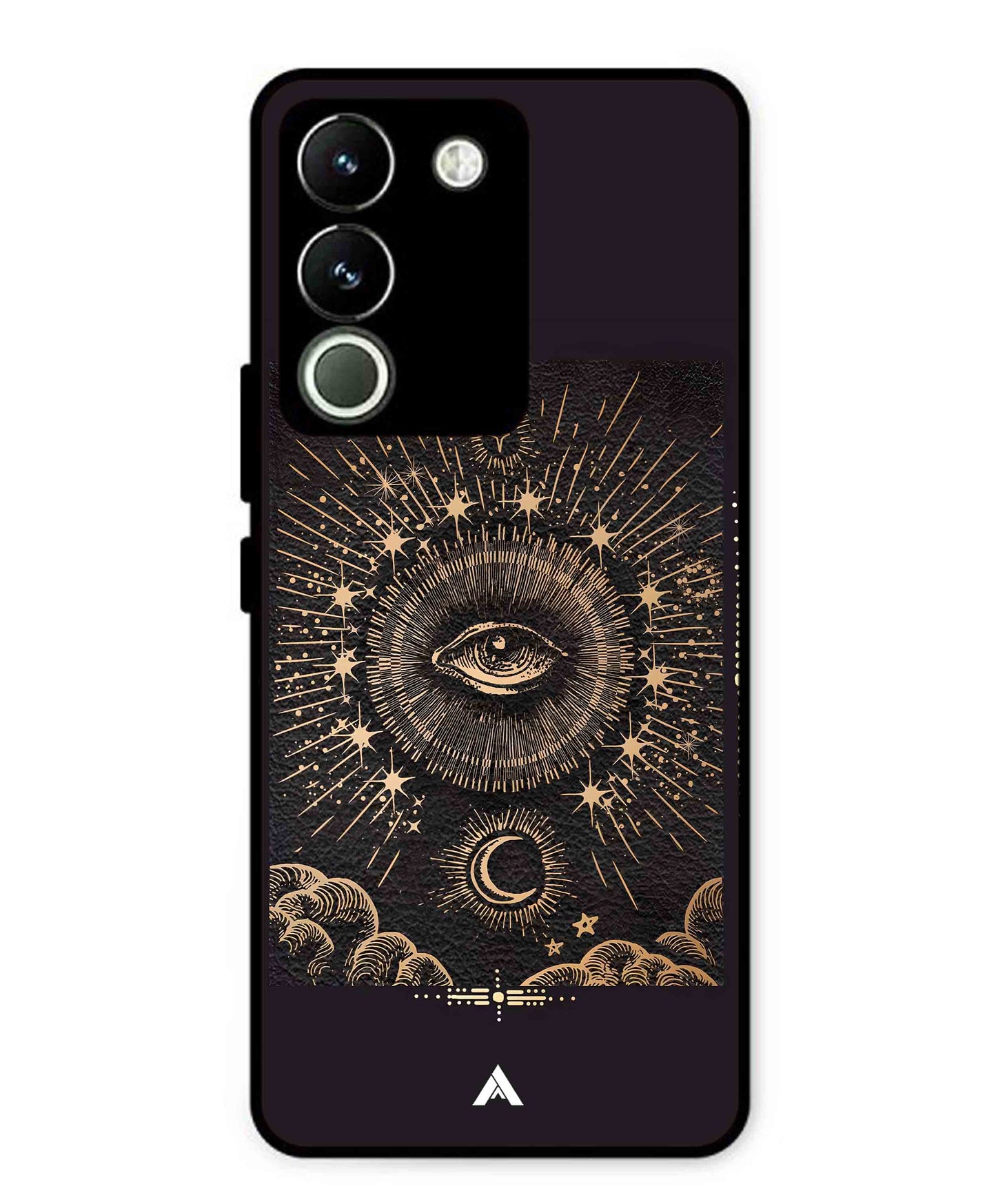 Illuminating Eye Metal Back Cover Phone Case for Vivo Y200