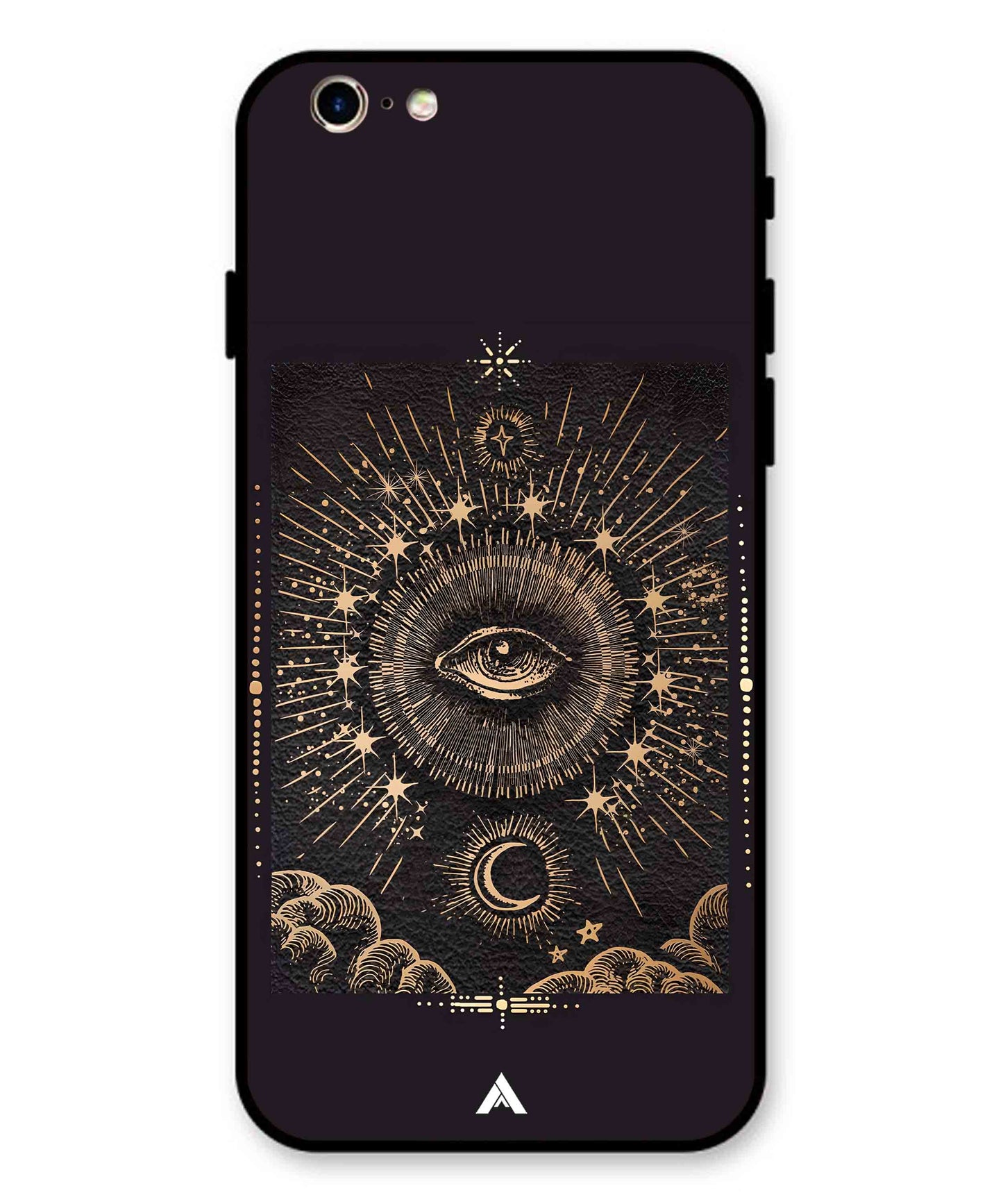 Illuminating Eye Metal Back Cover Phone Case for iPhone 11