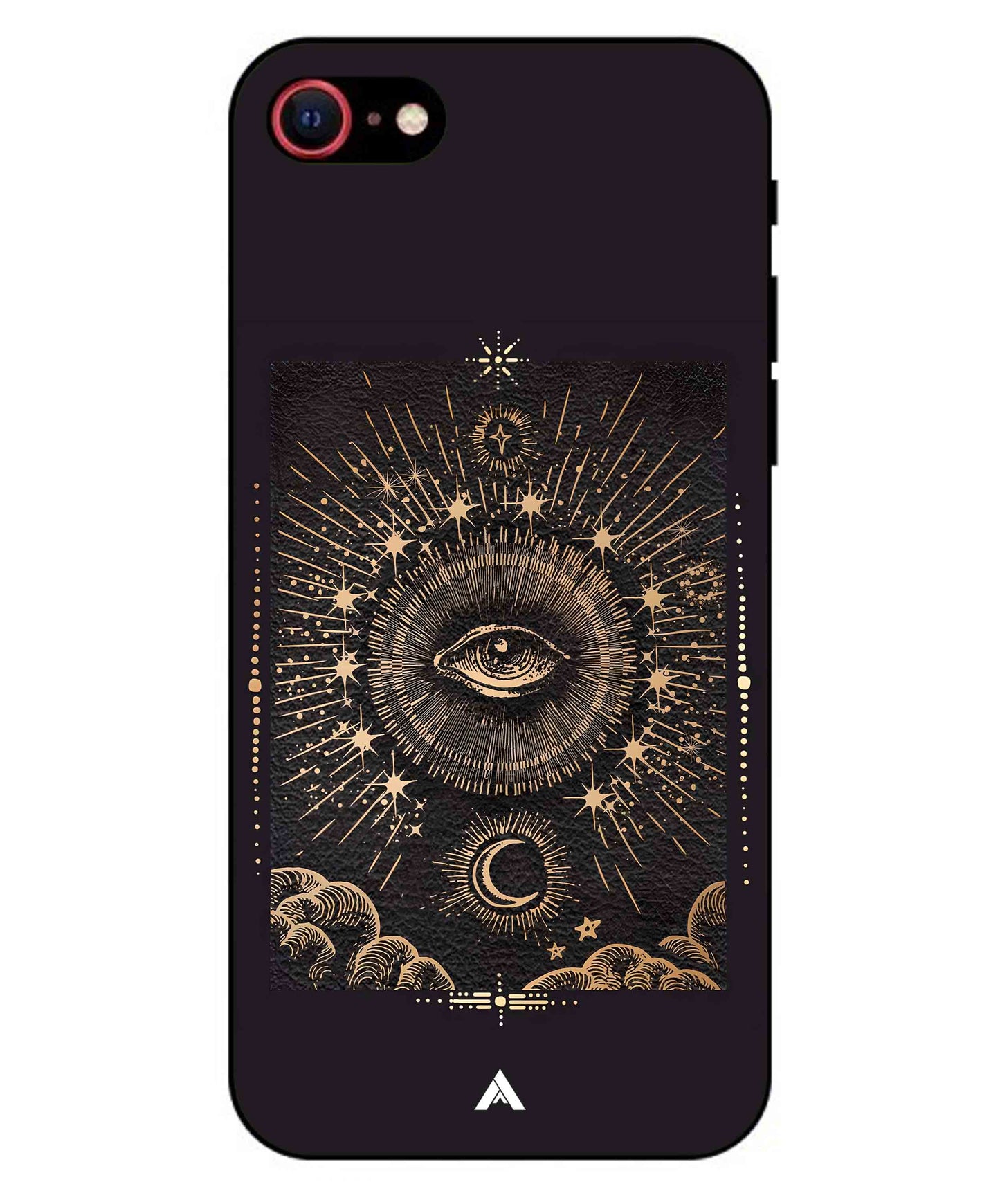 Illuminating Eye Metal Back Cover Phone Case for iPhone 7