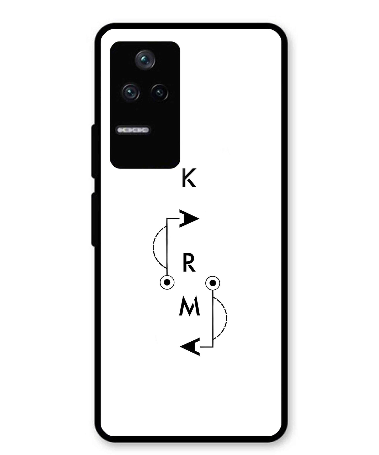 Karma Aesthetic Metal Back Cover Phone Case for Xiaomi Redmi K40s