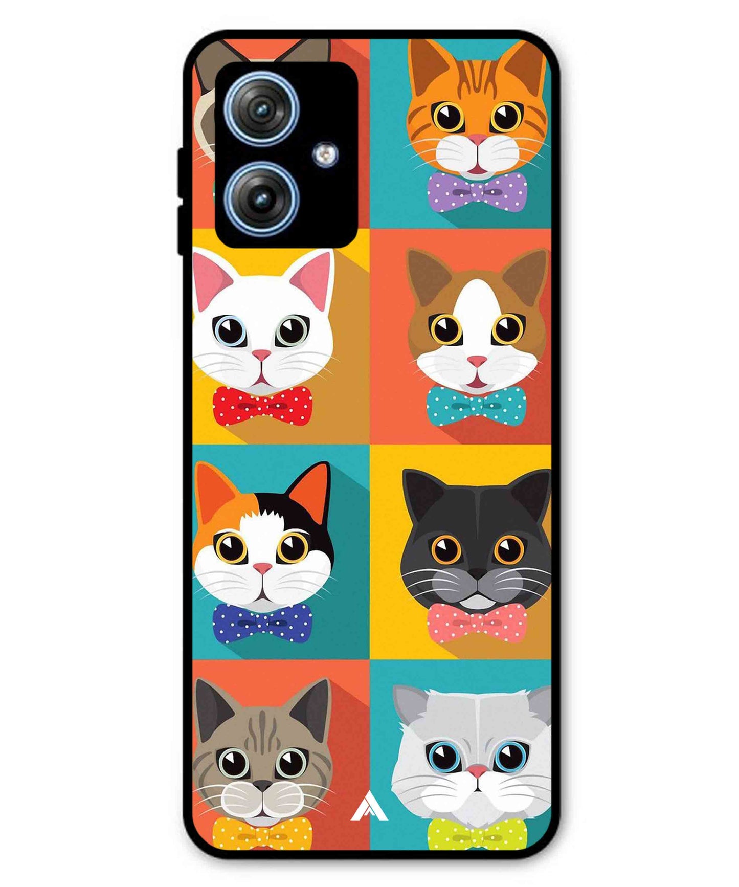 Kitties Metal Back Cover Phone Case for Moto G64