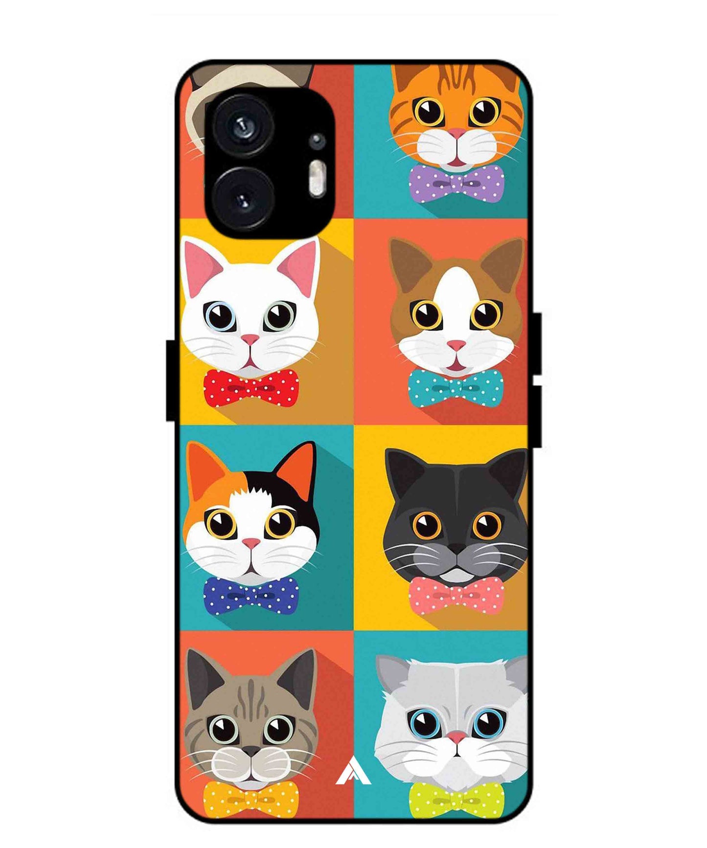 Kitties Metal Back Cover Phone Case for Nothing Phone 2a Plus