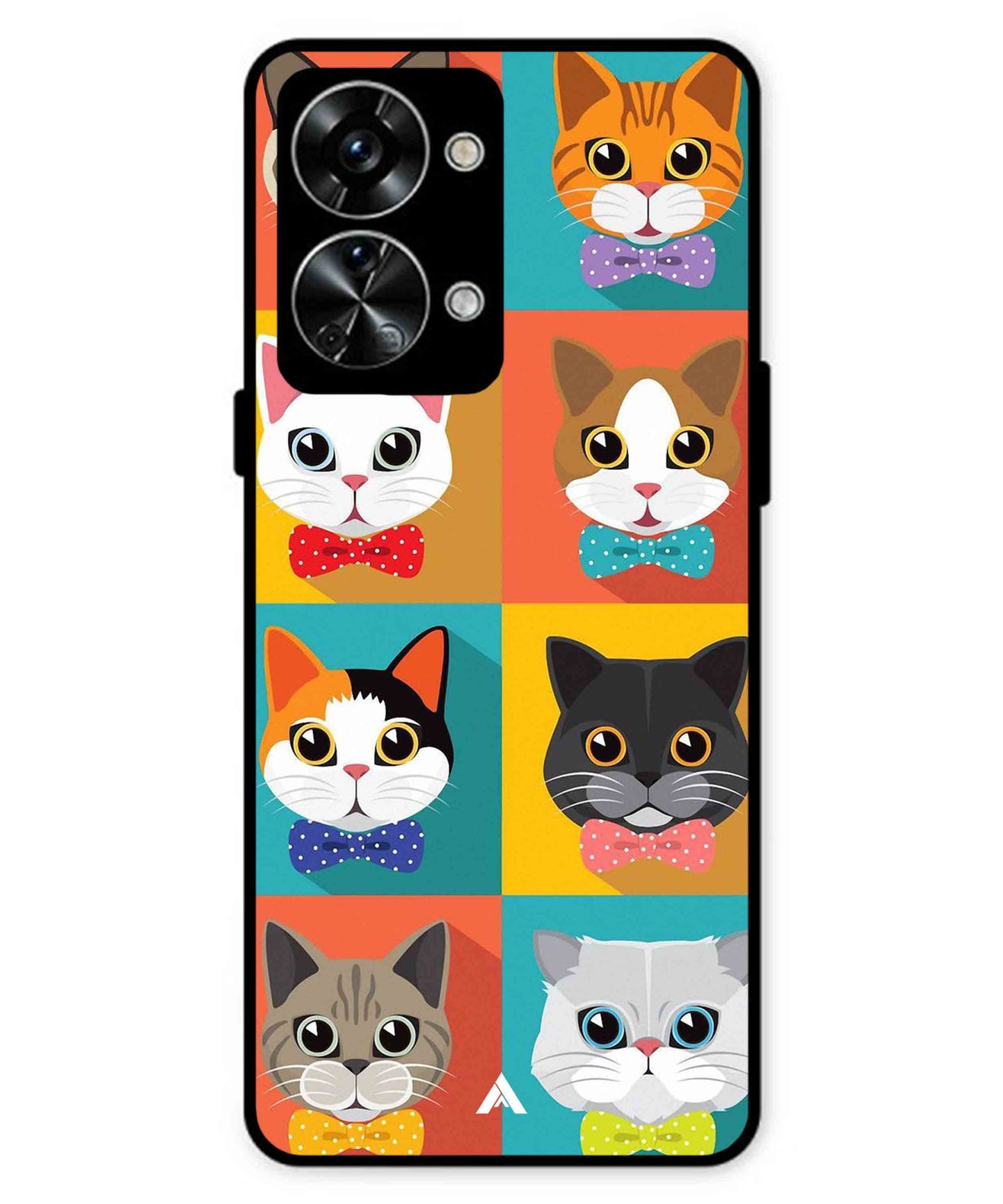 Kitties Metal Back Cover Phone Case for Oneplus Nord 2T