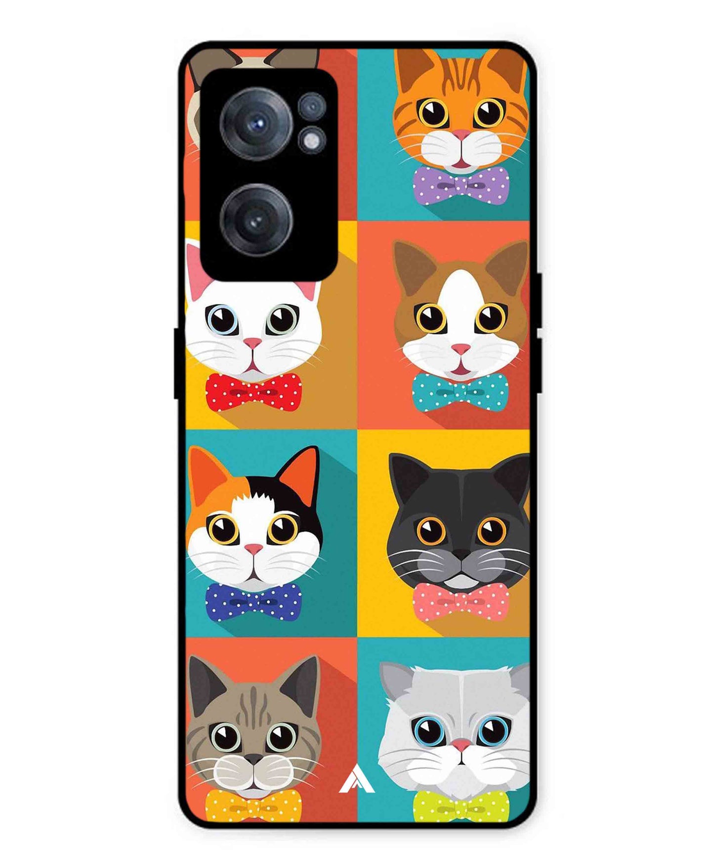 Kitties Metal Back Cover Phone Case for Oneplus Nord CE 2