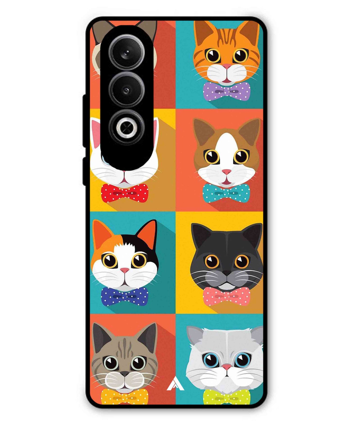 Kitties Metal Back Cover Phone Case for Oneplus Nord CE 4