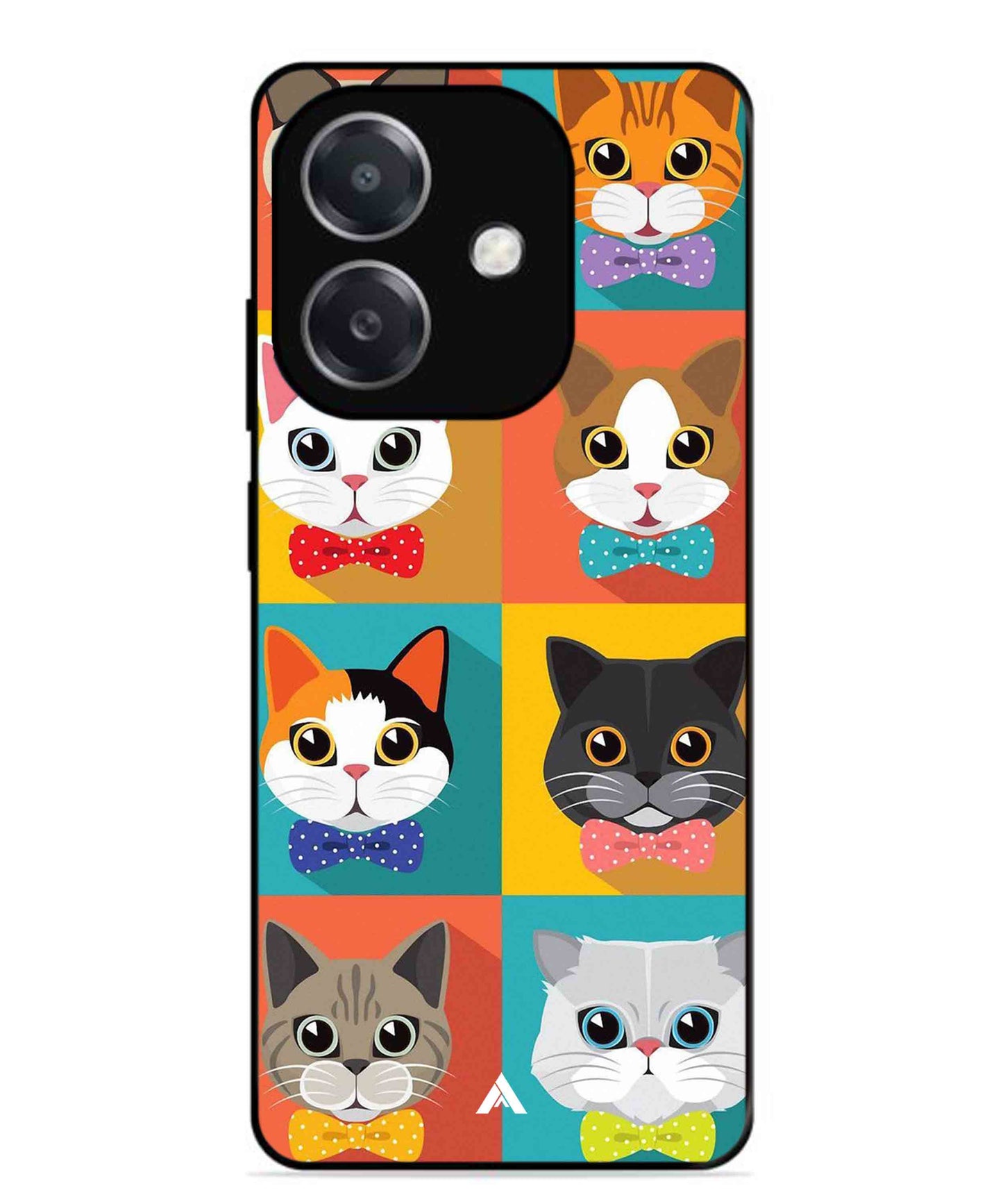 Kitties Metal Back Cover Phone Case for Oppo A3