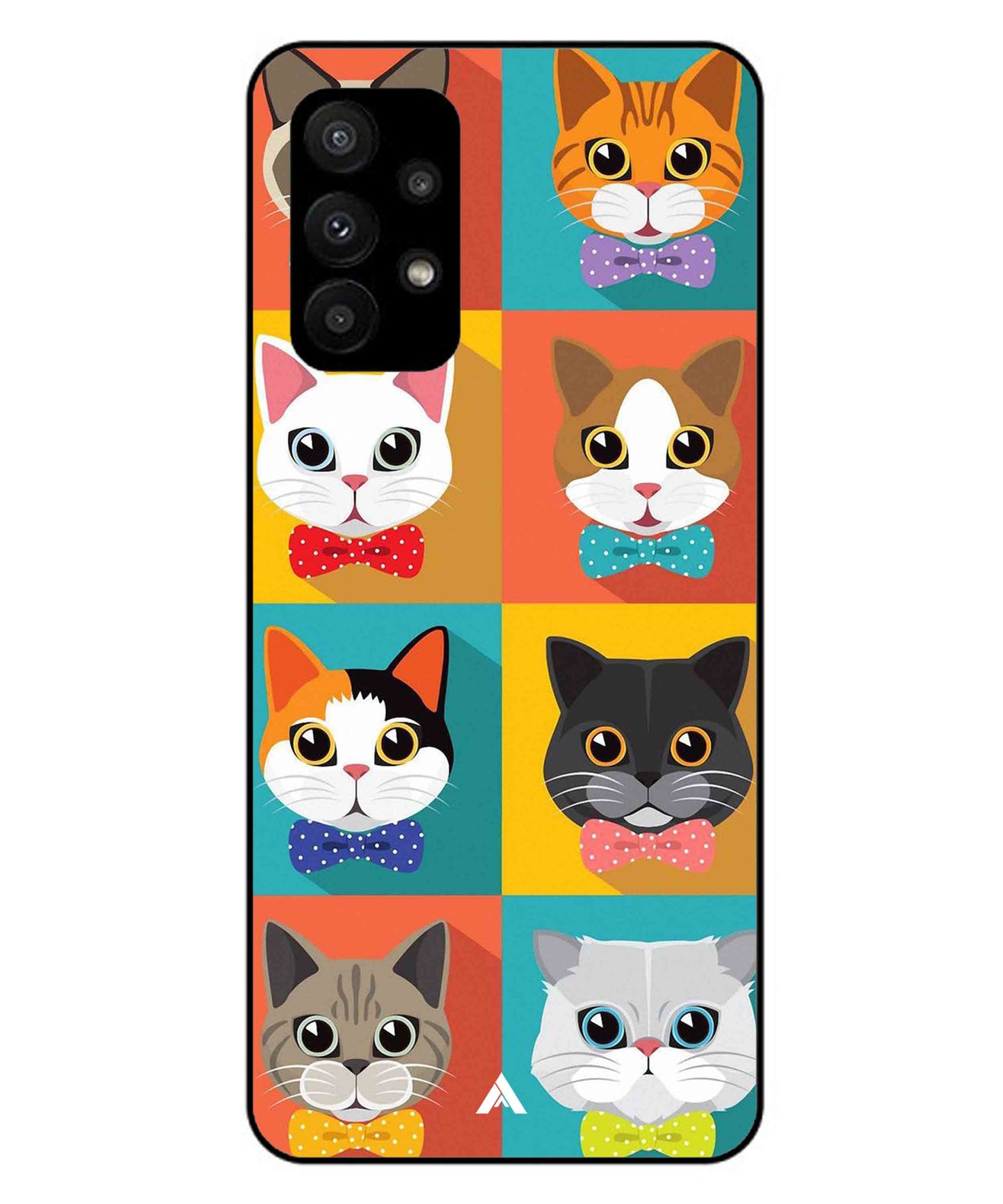 Kitties Metal Back Cover Phone Case for Samsung Galaxy A23 5G