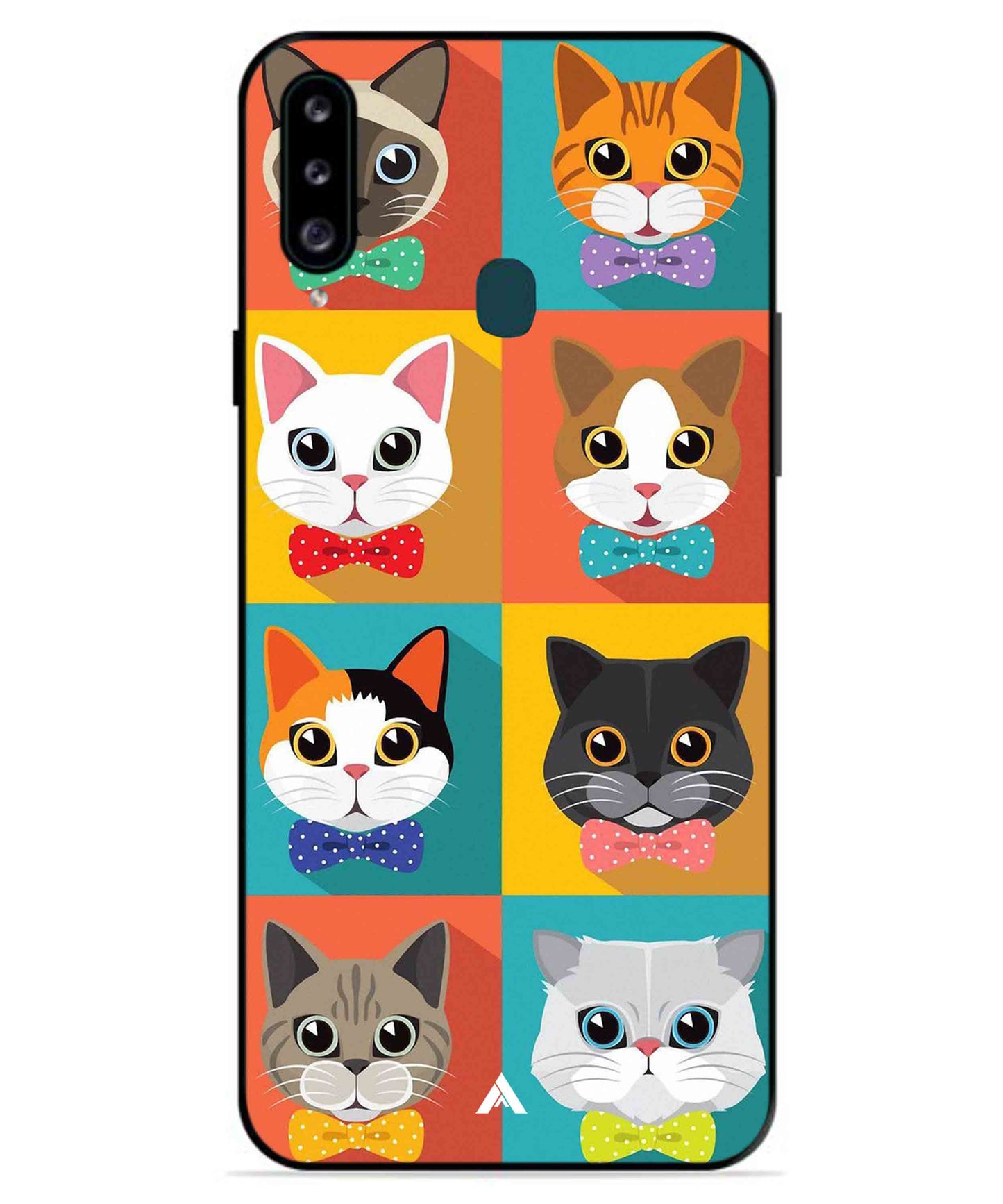 Kitties Metal Back Cover Phone Case for Samsung Galaxy A70