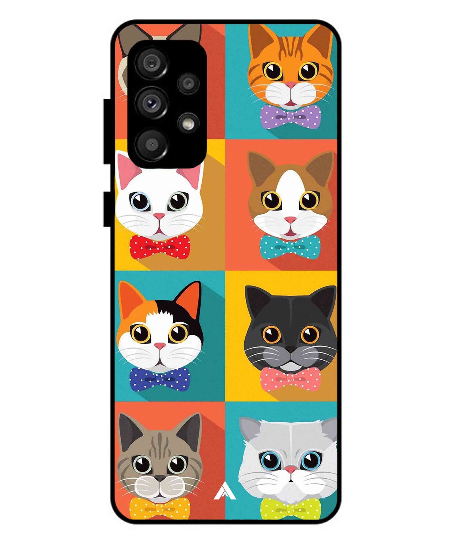 Kitties Metal Back Cover Phone Case for Samsung Galaxy A73