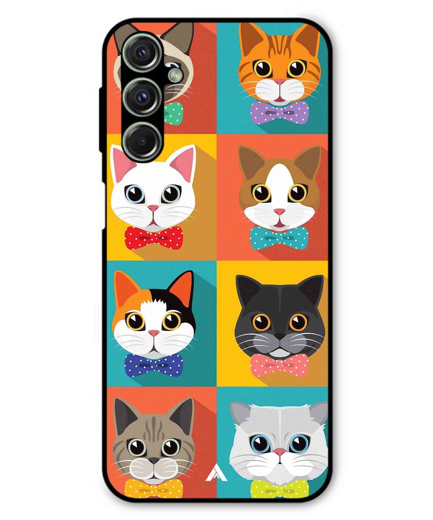 Kitties Metal Back Cover Phone Case for Samsung Galaxy F34