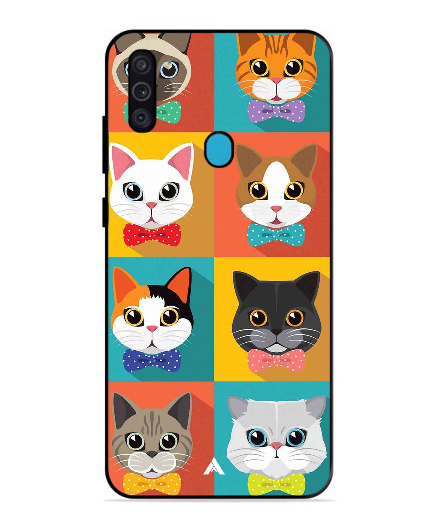 Kitties Metal Back Cover Phone Case for Samsung Galaxy M11
