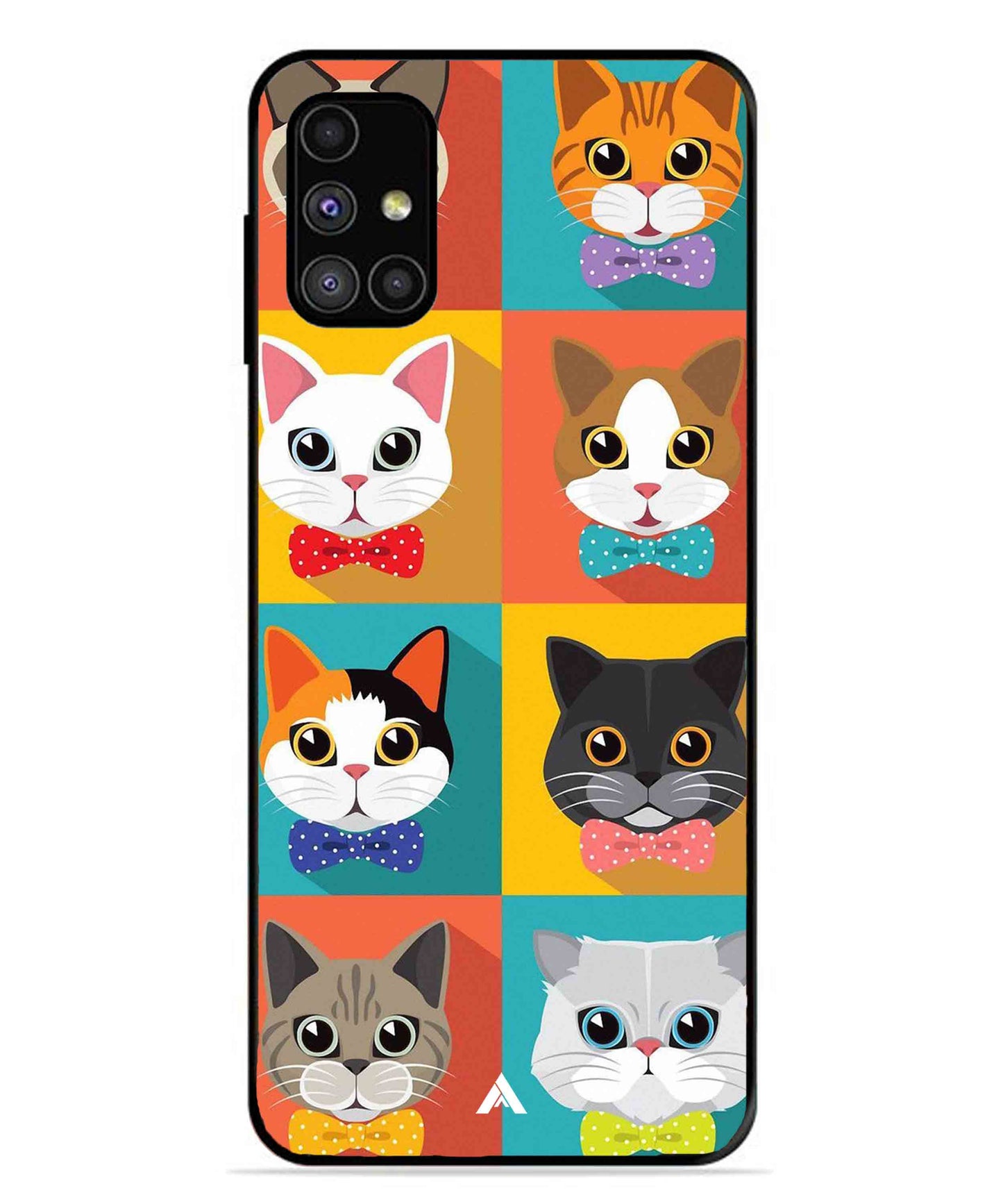 Kitties Metal Back Cover Phone Case for Samsung Galaxy M31s