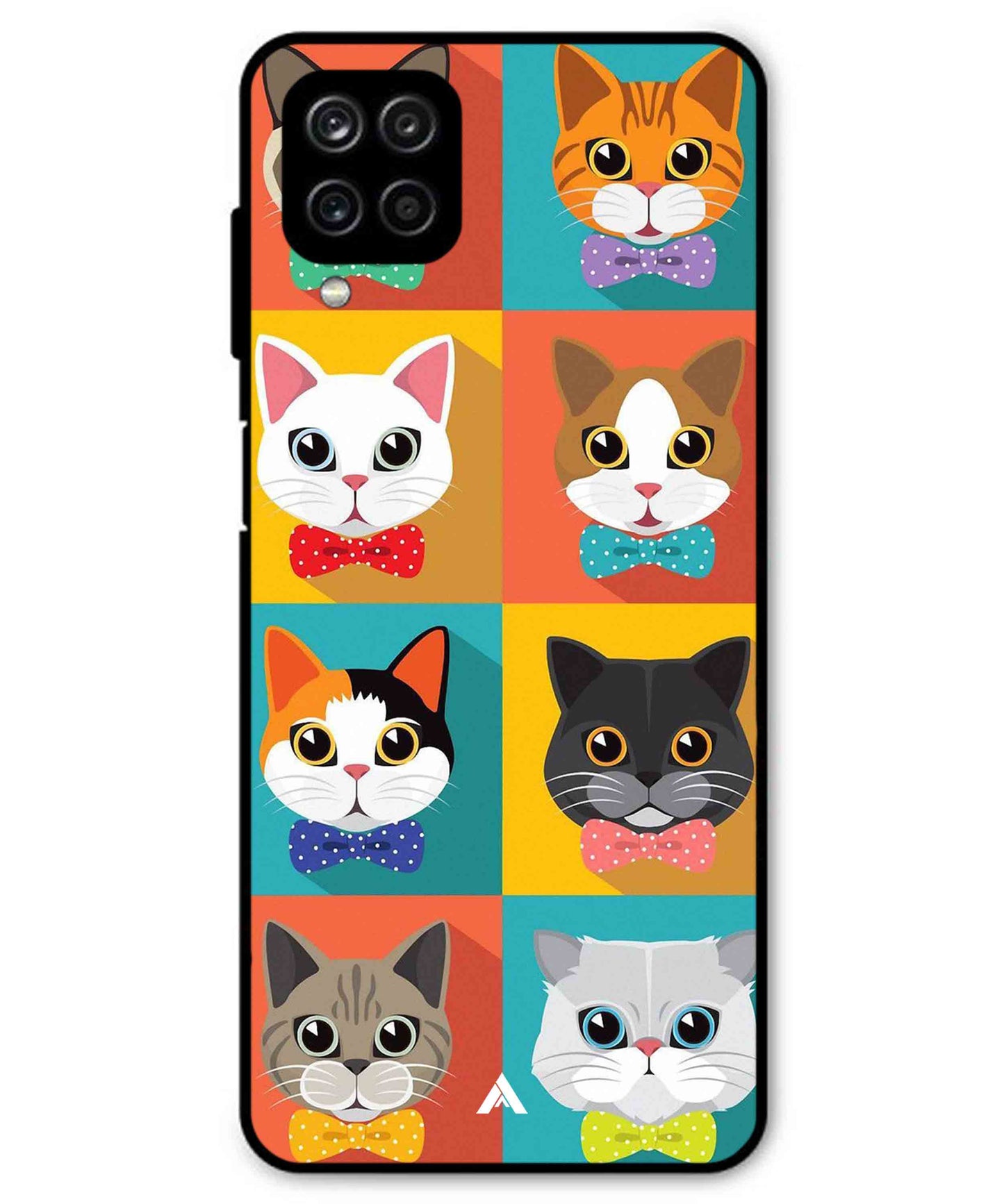 Kitties Metal Back Cover Phone Case for Samsung Galaxy M42