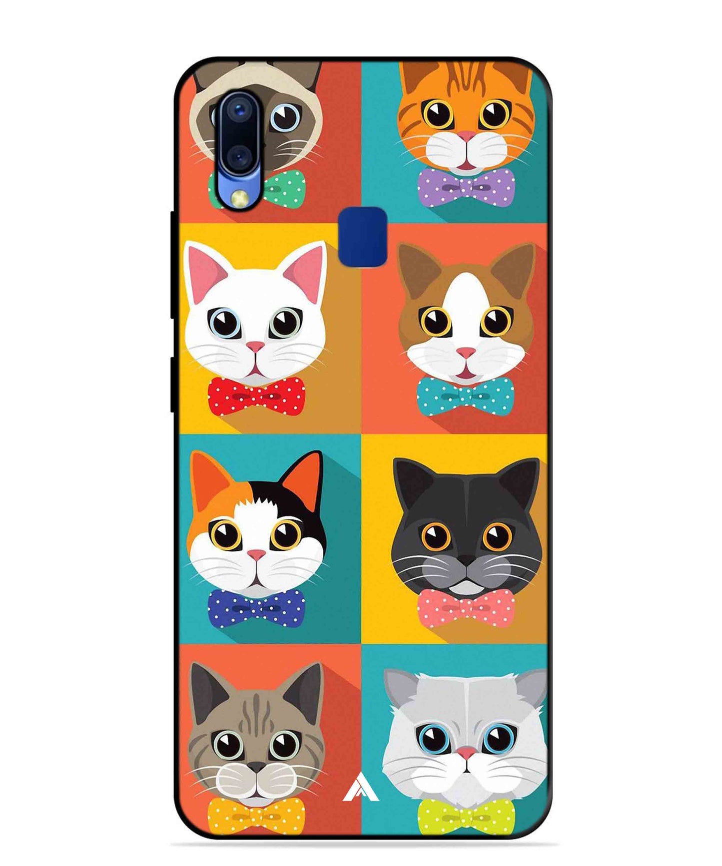 Kitties Metal Back Cover Phone Case for Vivo Y95