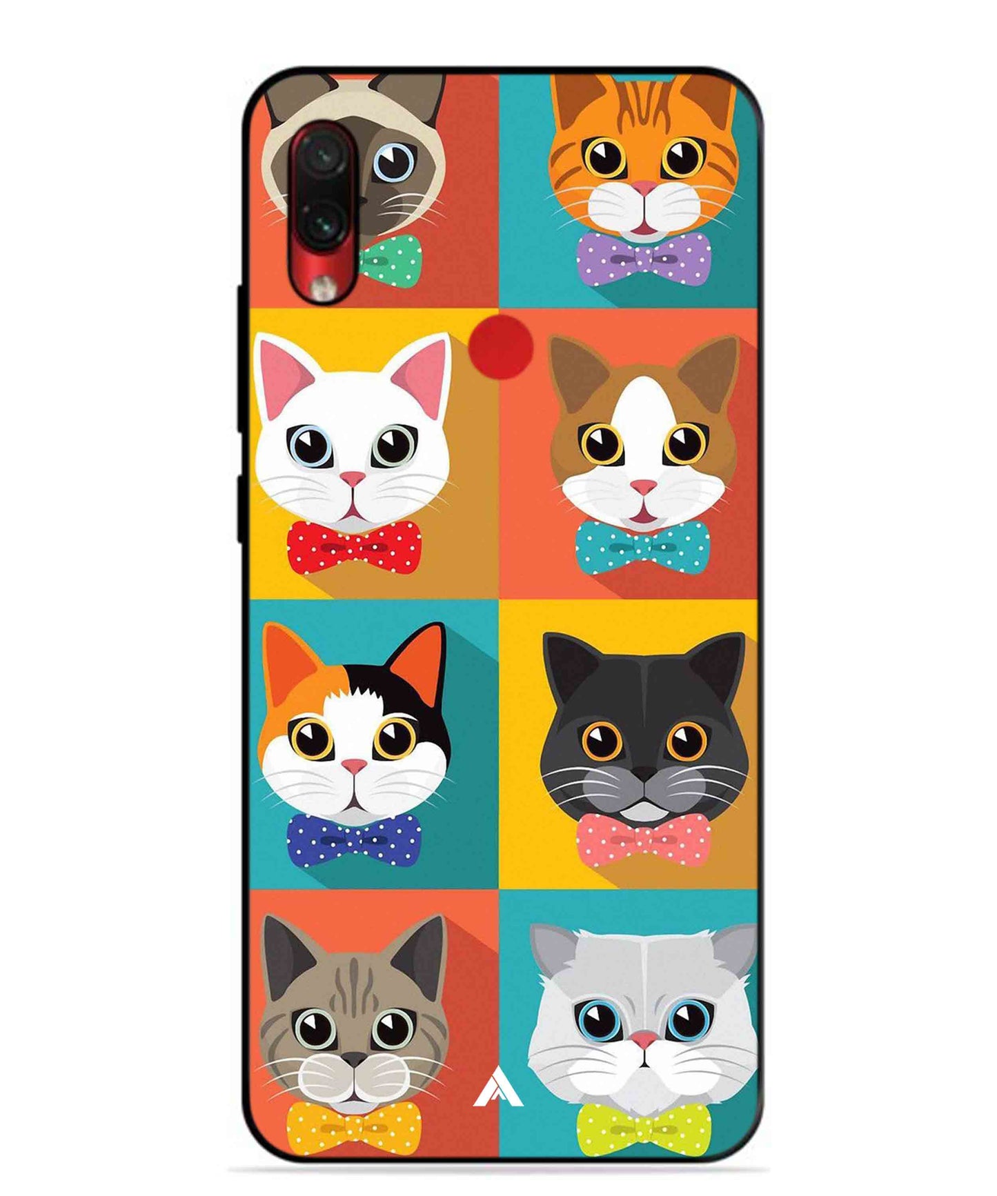 Kitties Metal Back Cover Phone Case for Xiaomi Redmi Note 7