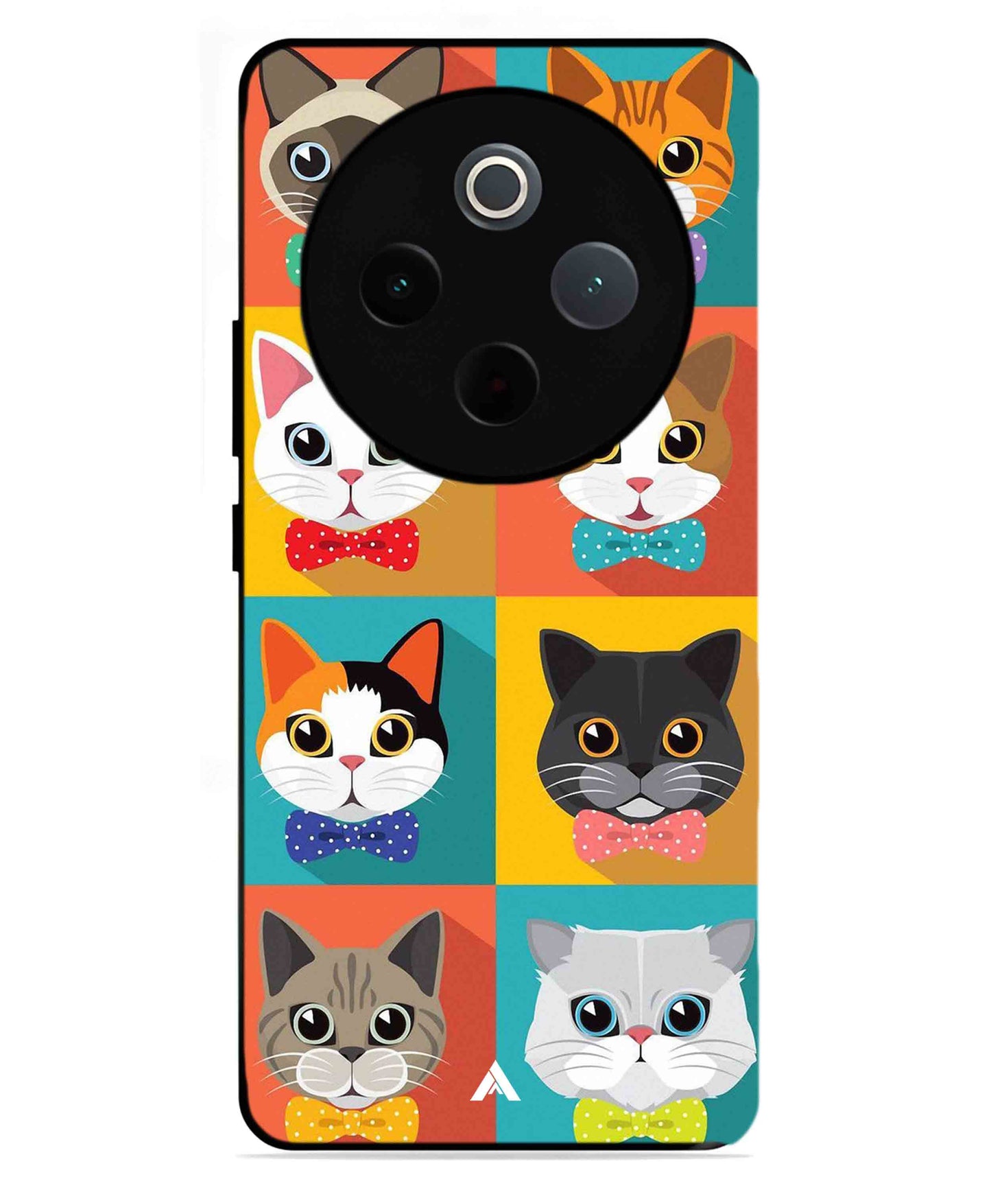 Kitties Metal Back Cover Phone Case for iQOO Z10