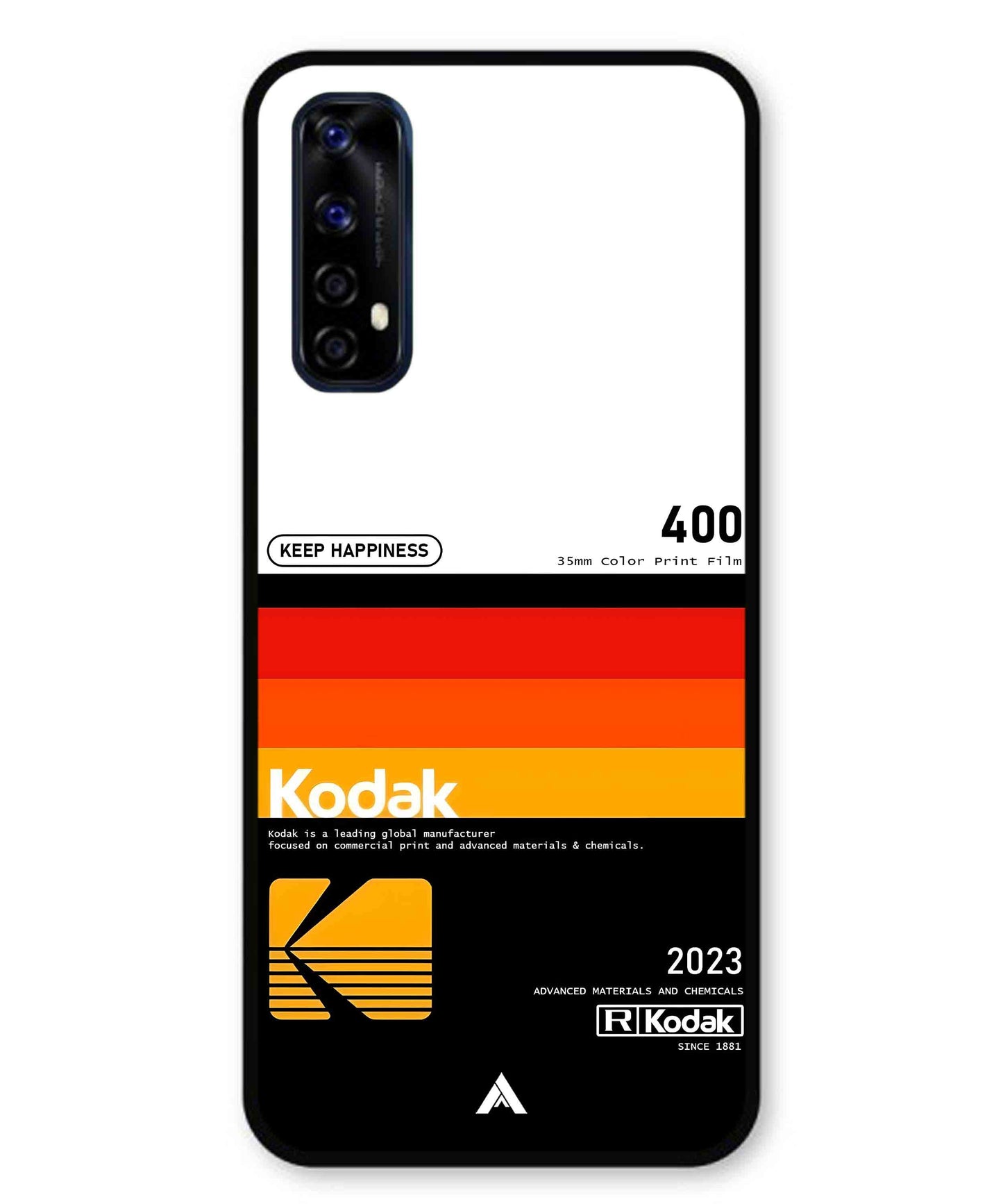 Kodak 400 Aesthetic Metal Back Cover Phone Case for Realme 7