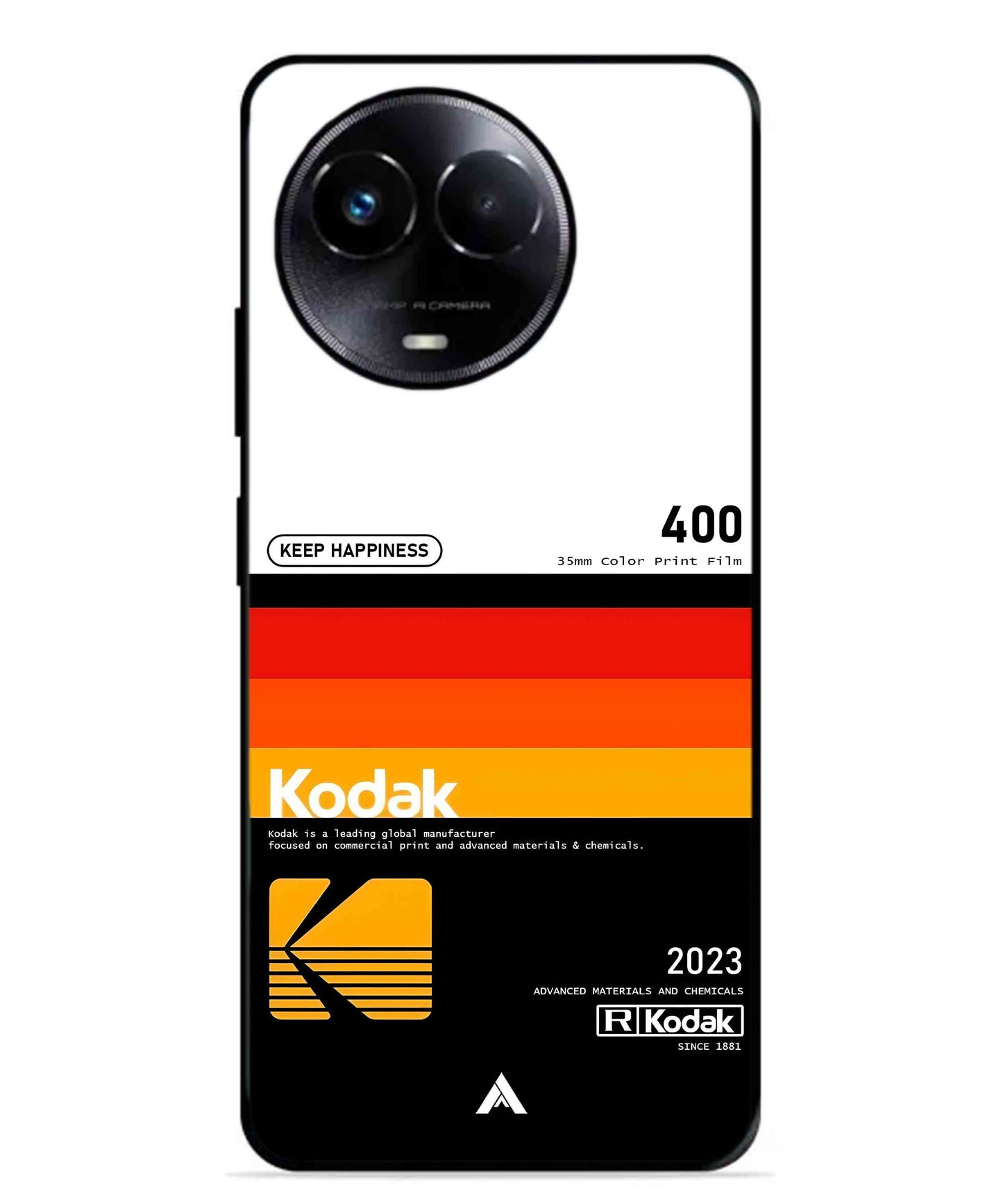 Kodak 400 Aesthetic Metal Back Cover Phone Case for Realme Narzo 60X