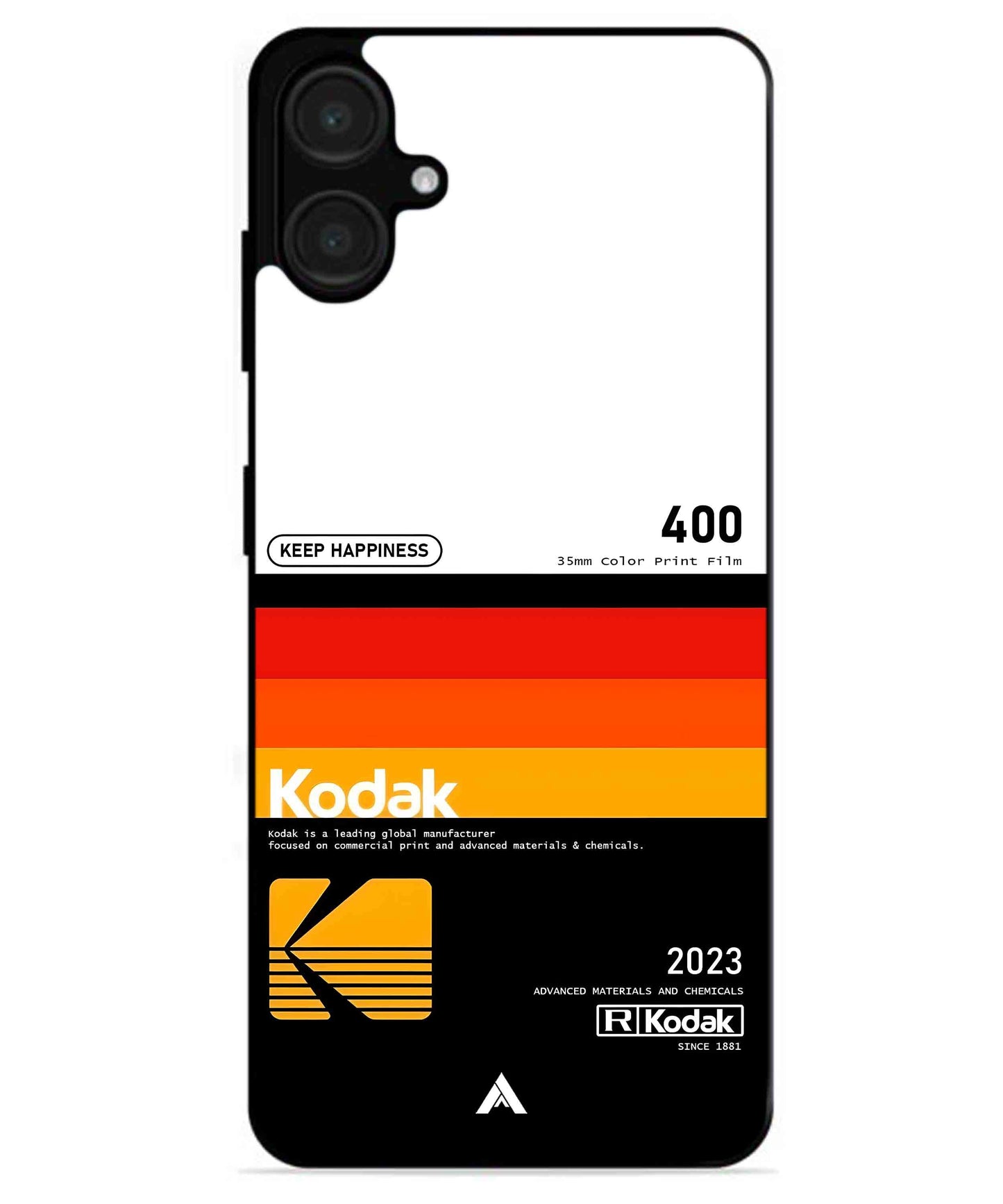 Kodak 400 Aesthetic Metal Back Cover Phone Case for Samsung Galaxy A06
