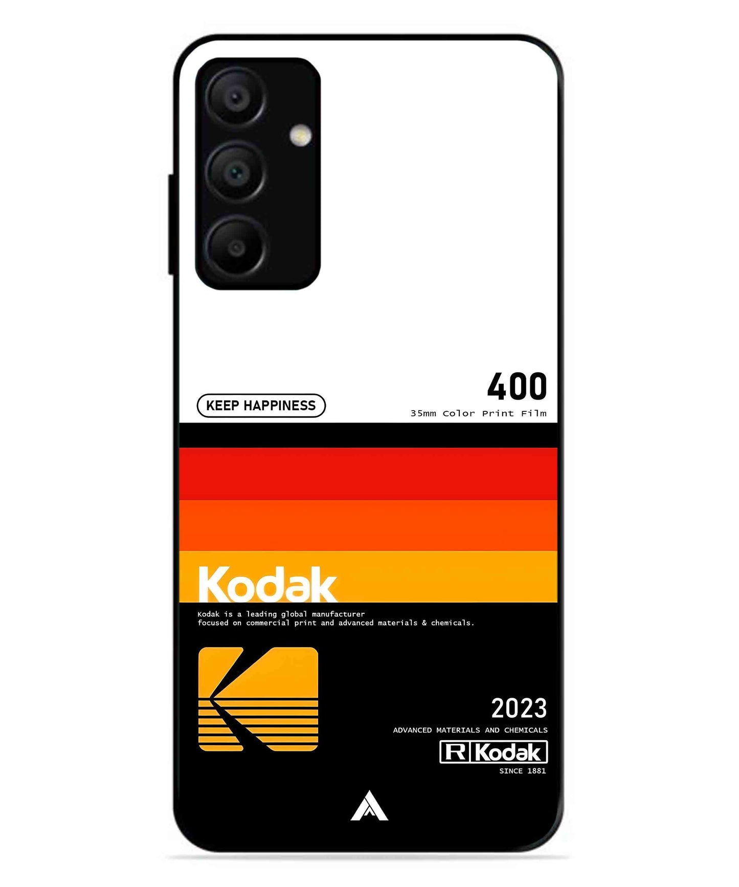 Kodak 400 Aesthetic Metal Back Cover Phone Case for Samsung Galaxy A15 5G