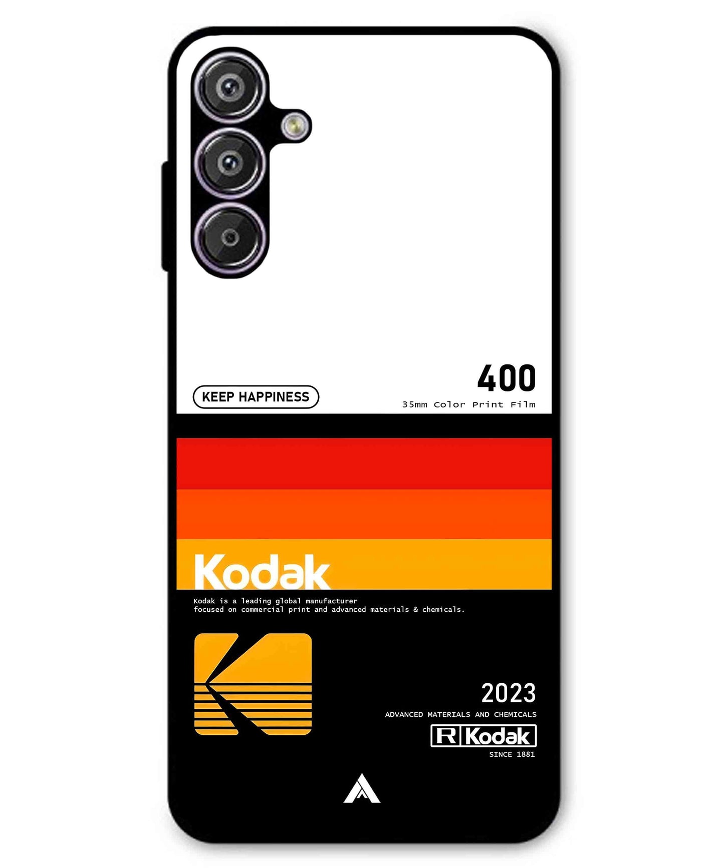 Kodak 400 Aesthetic Metal Back Cover Phone Case for Samsung Galaxy A25