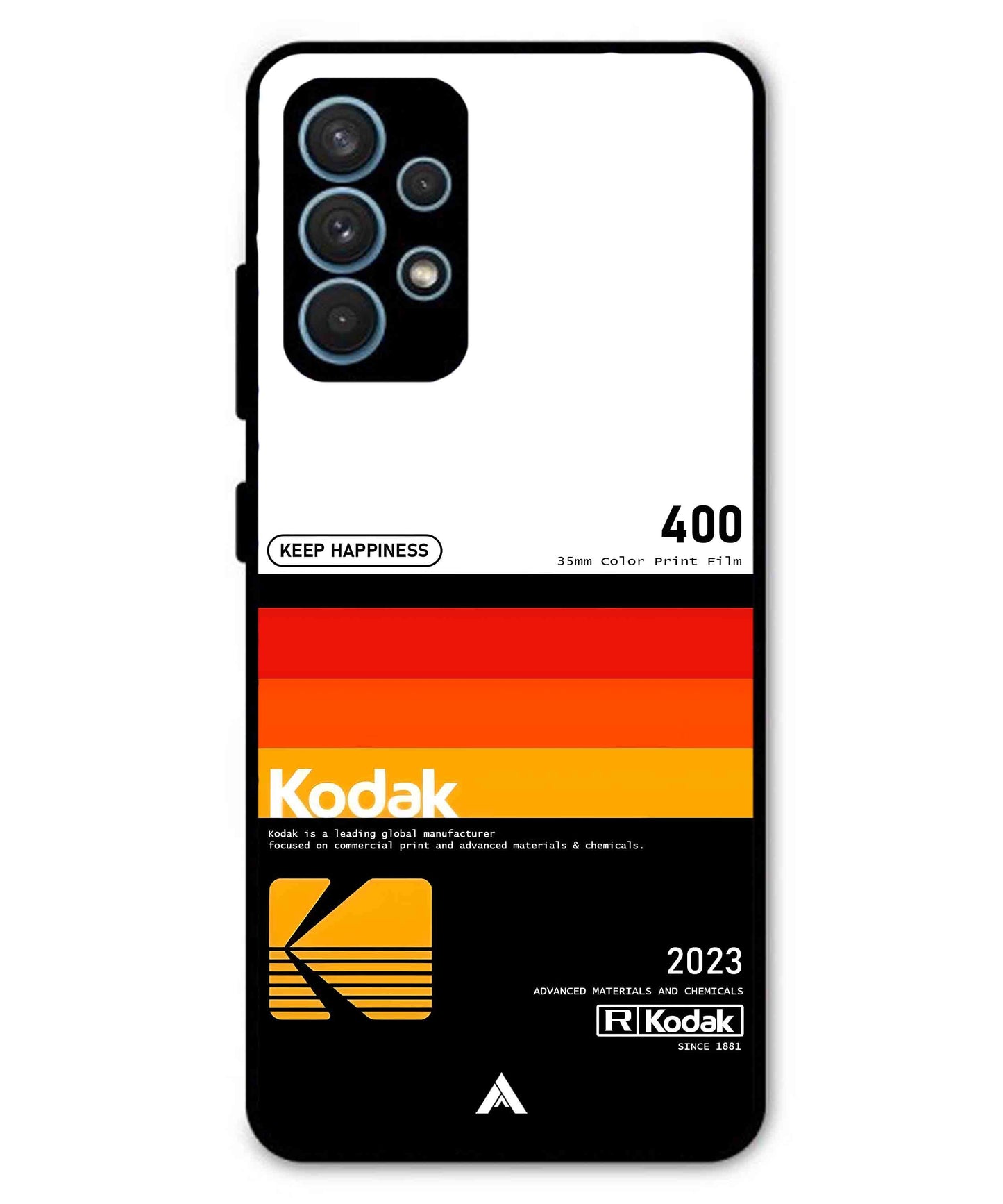 Kodak 400 Aesthetic Metal Back Cover Phone Case for Samsung Galaxy A32 5G