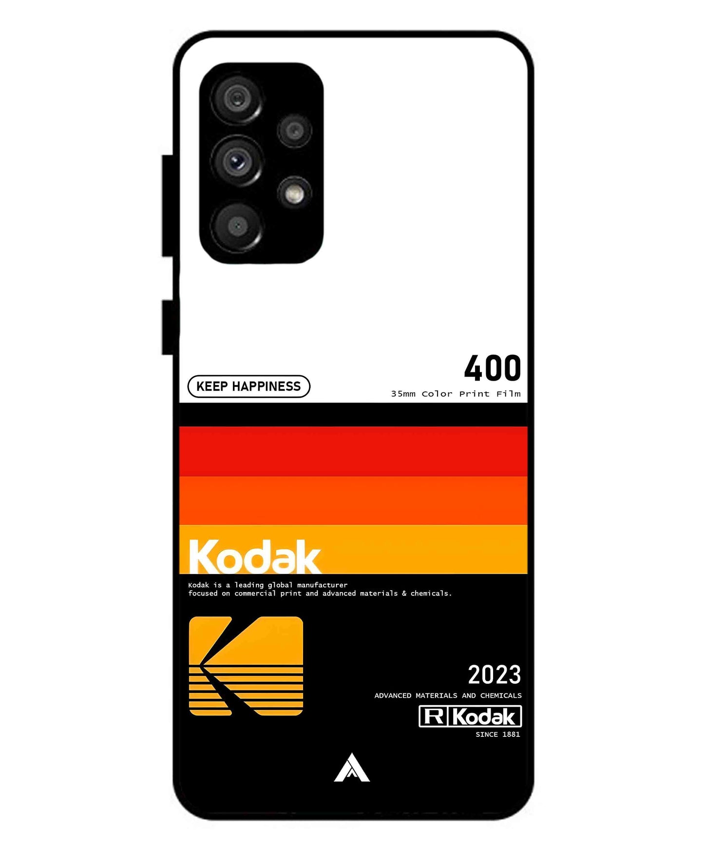 Kodak 400 Aesthetic Metal Back Cover Phone Case for Samsung Galaxy A73