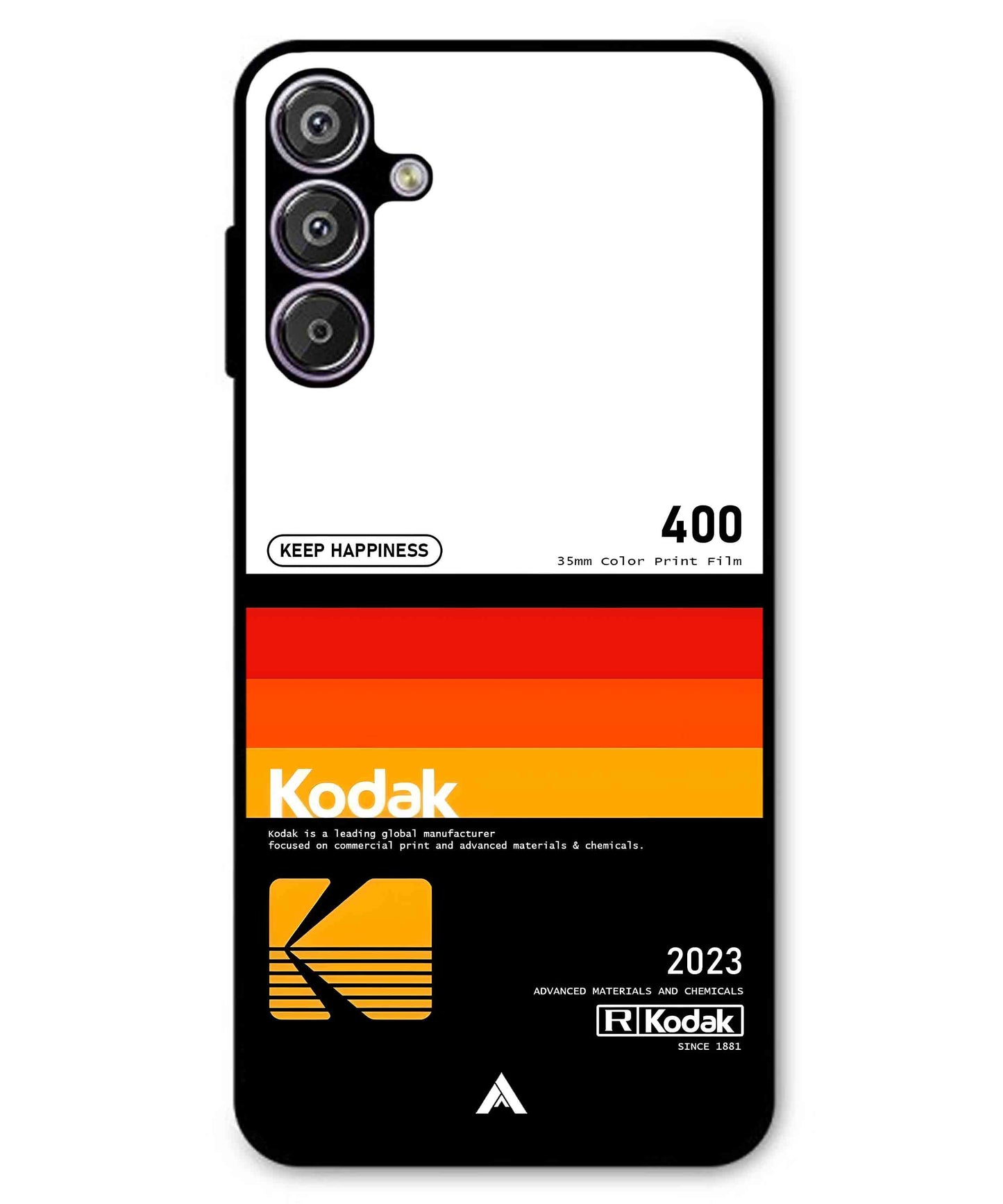 Kodak 400 Aesthetic Metal Back Cover Phone Case for Samsung Galaxy F15