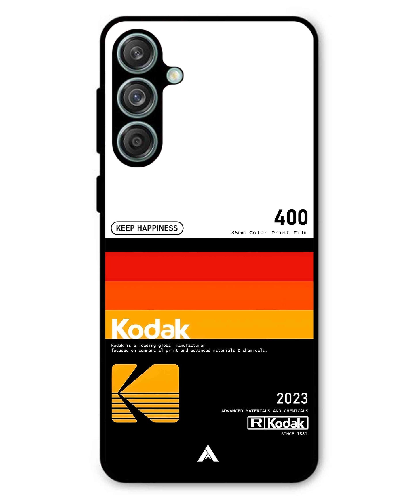 Kodak 400 Aesthetic Metal Back Cover Phone Case for Samsung Galaxy F55