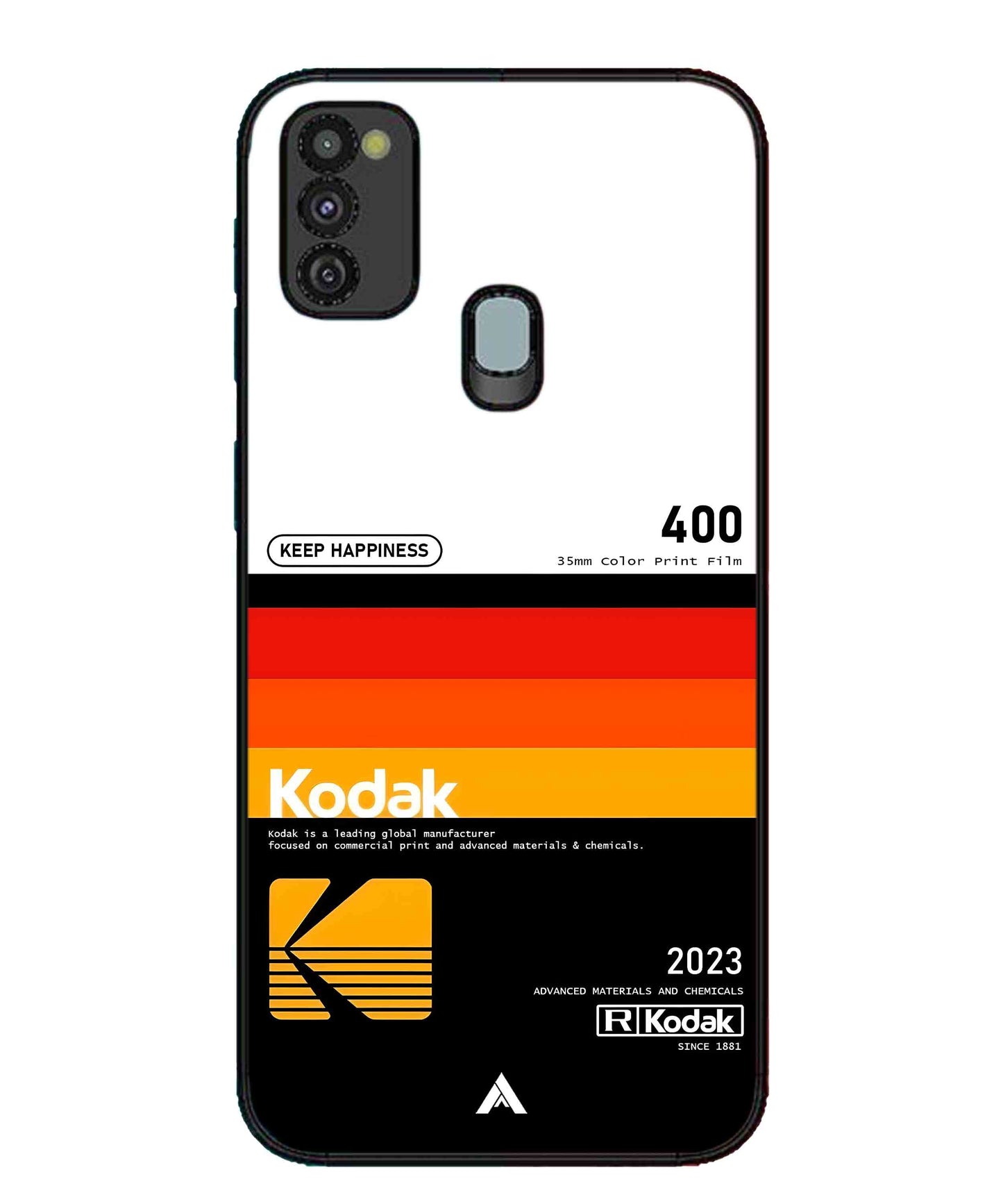 Kodak 400 Aesthetic Metal Back Cover Phone Case for Samsung Galaxy M30s