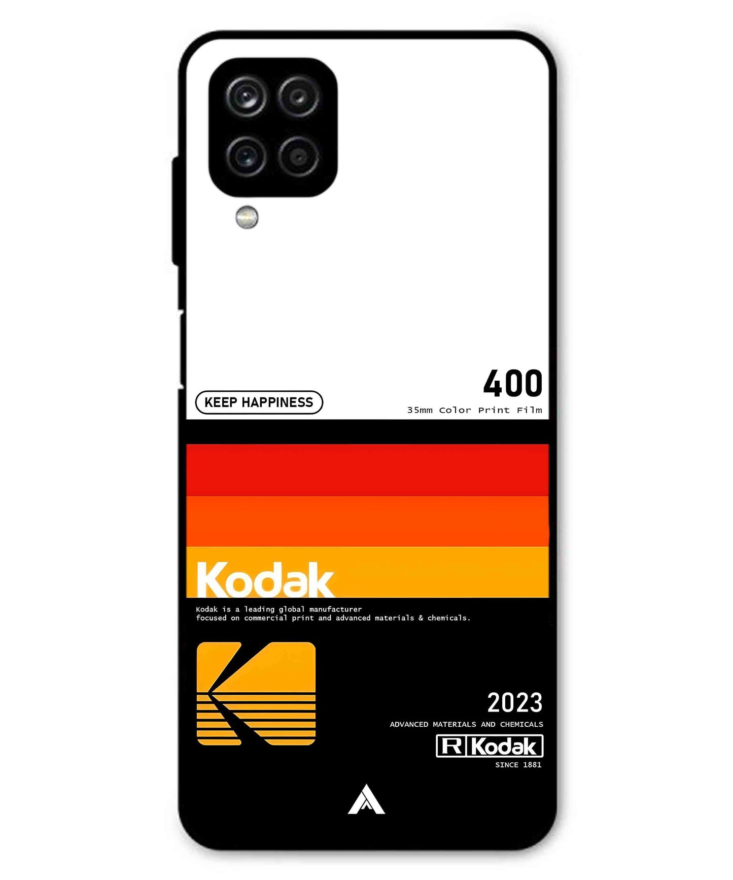 Kodak 400 Aesthetic Metal Back Cover Phone Case for Samsung Galaxy M33