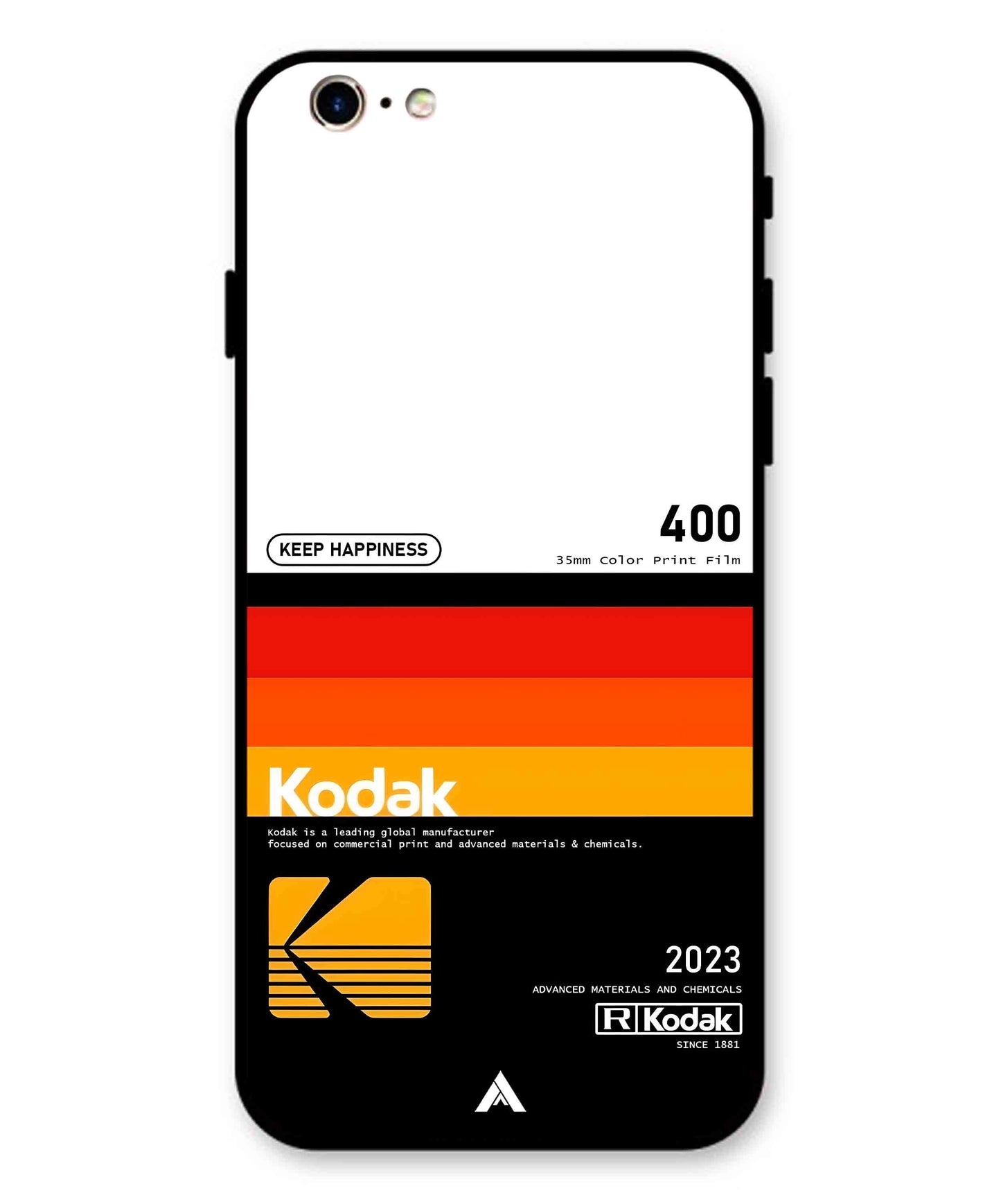 Kodak 400 Aesthetic Metal Back Cover Phone Case for iPhone 11