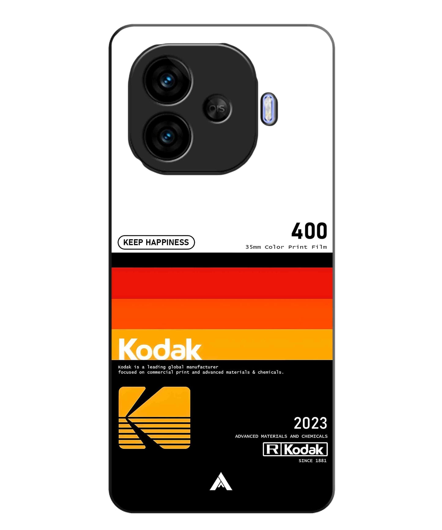 Kodak 400 Aesthetic Metal Back Cover Phone Case for iQOO Neo 10r