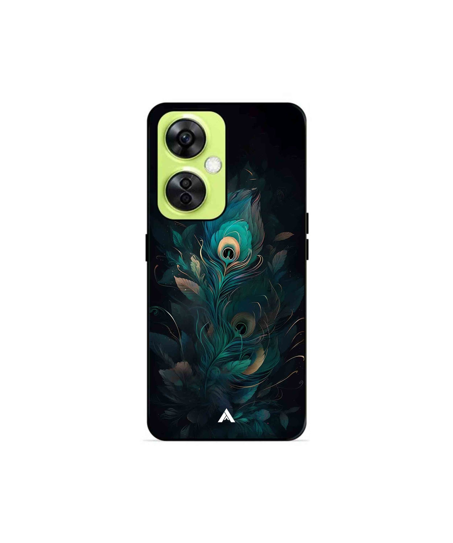 Krishna Mor Punkh Metal Back Cover Phone Case for Oneplus Nord CE 3 Lite