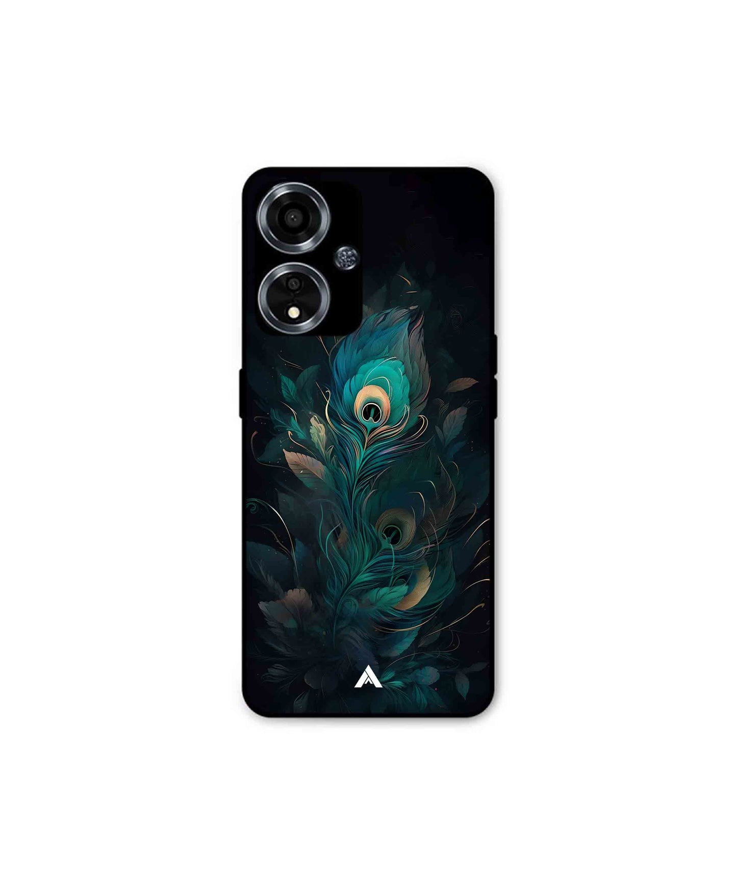 Krishna Mor Punkh Metal Back Cover Phone Case for Oppo A59