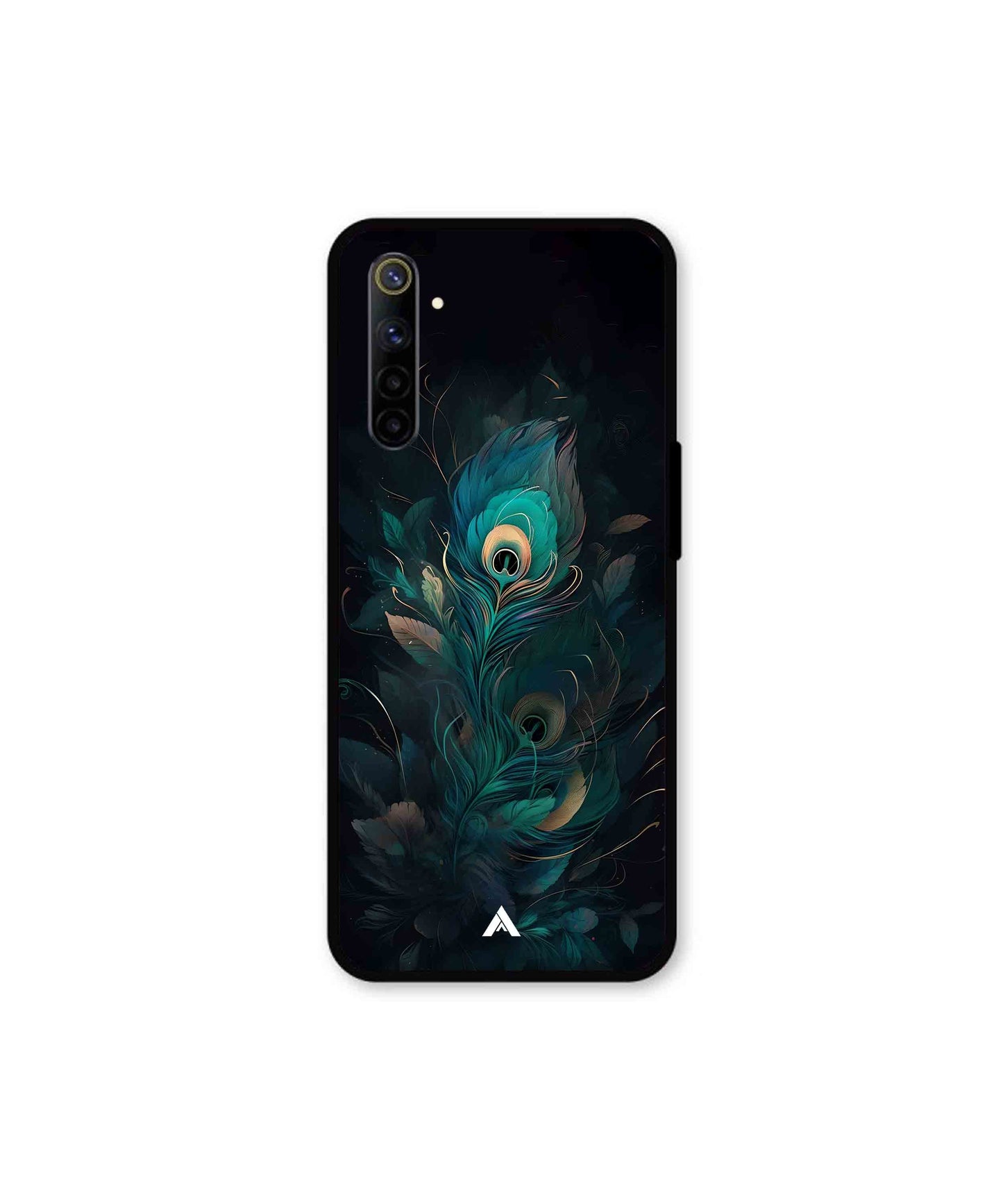 Krishna Mor Punkh Metal Back Cover Phone Case for Realme 6i