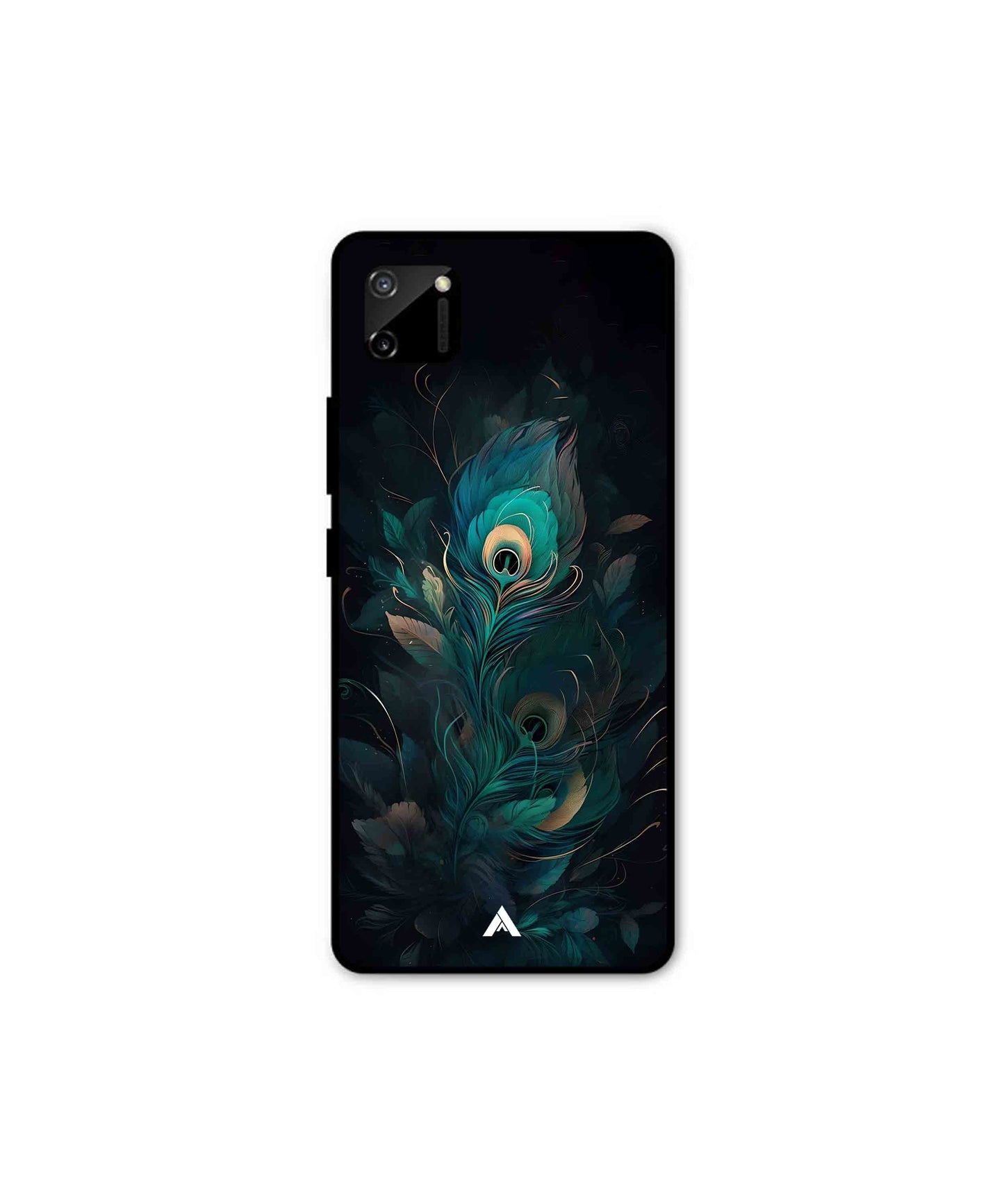 Krishna Mor Punkh Metal Back Cover Phone Case for Realme C11