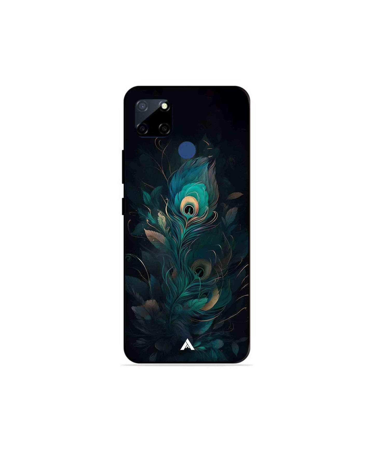 Krishna Mor Punkh Metal Back Cover Phone Case for Realme C23