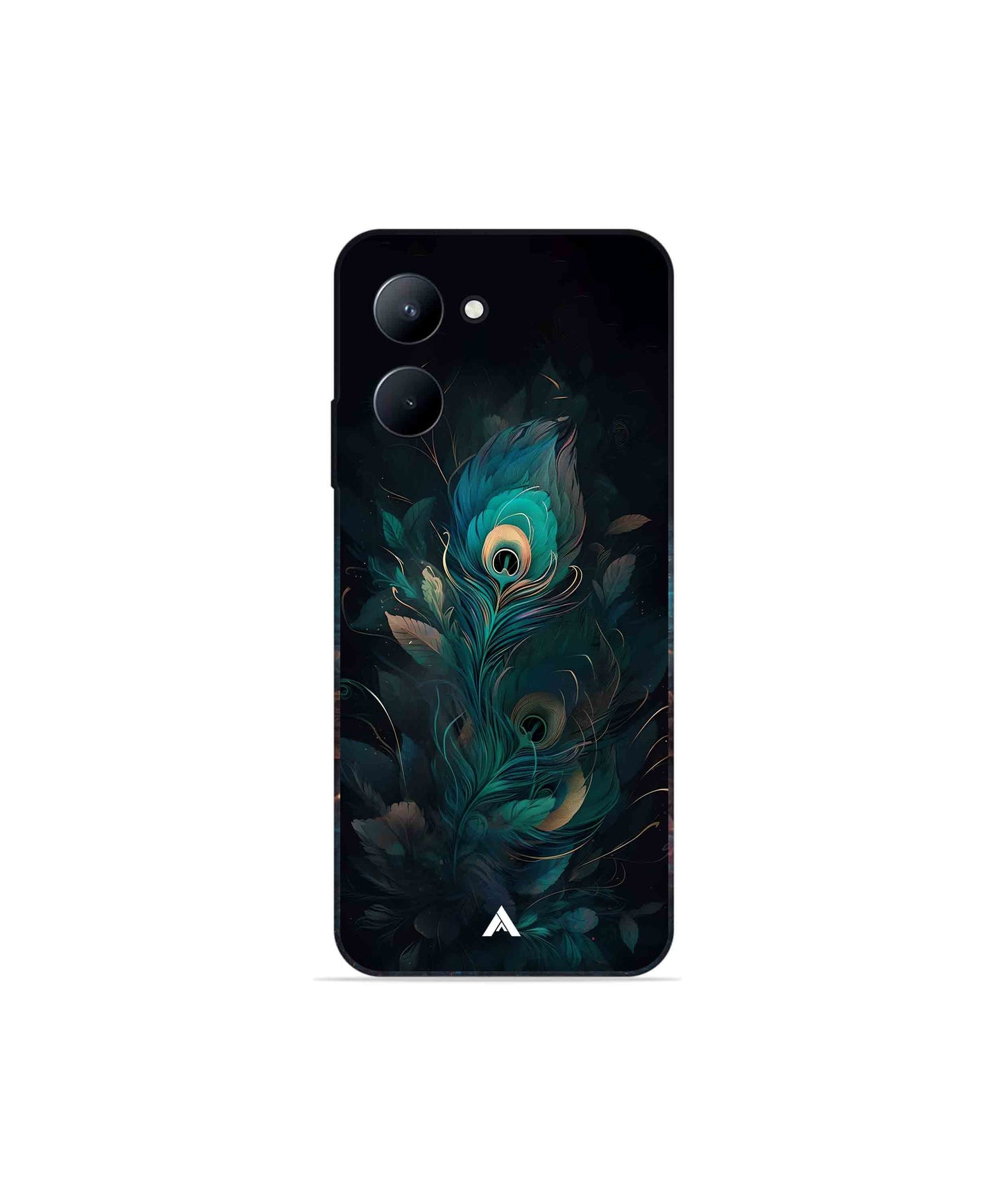 Krishna Mor Punkh Metal Back Cover Phone Case for Realme C33