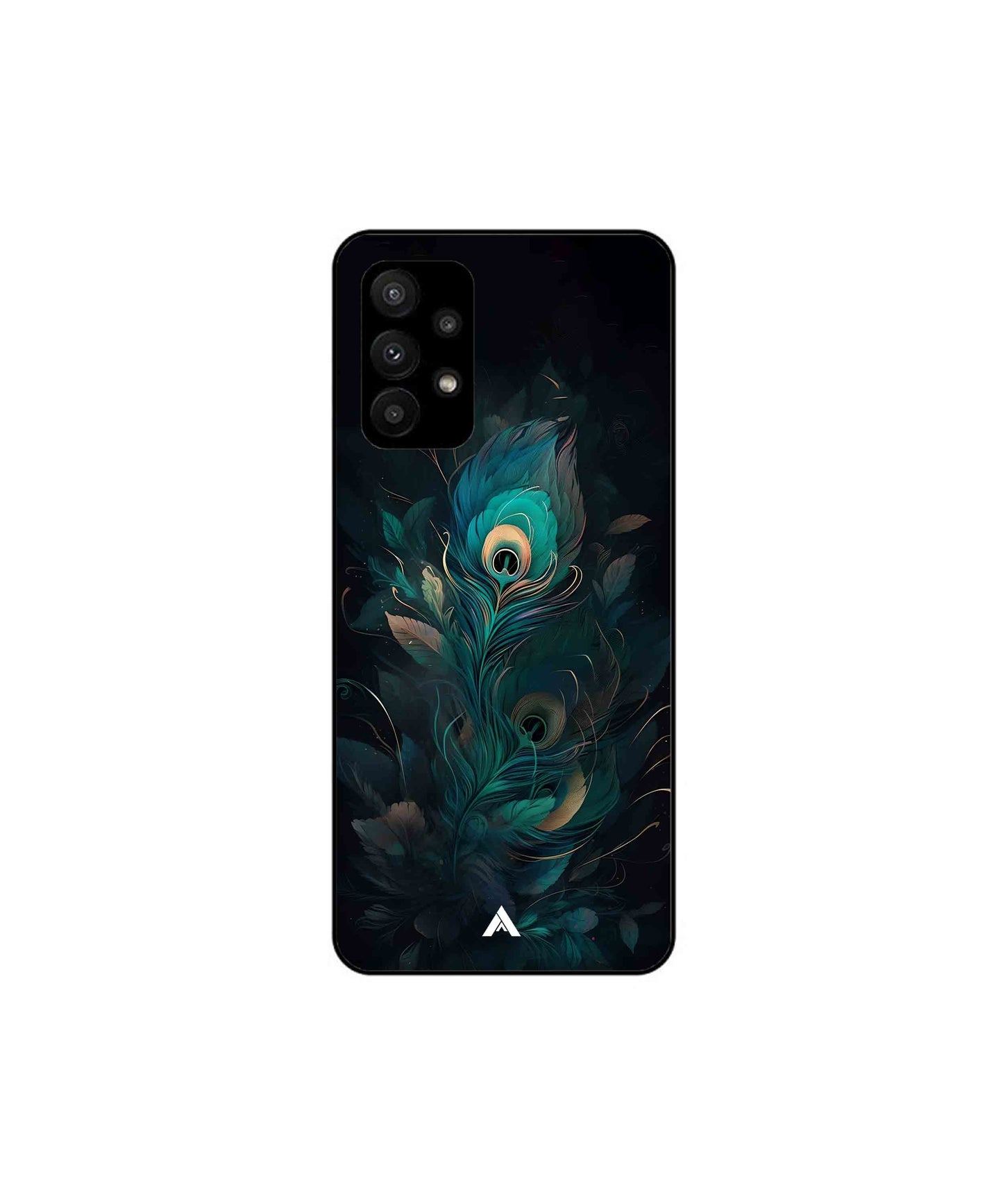 Krishna Mor Punkh Metal Back Cover Phone Case for Samsung Galaxy A23 5G