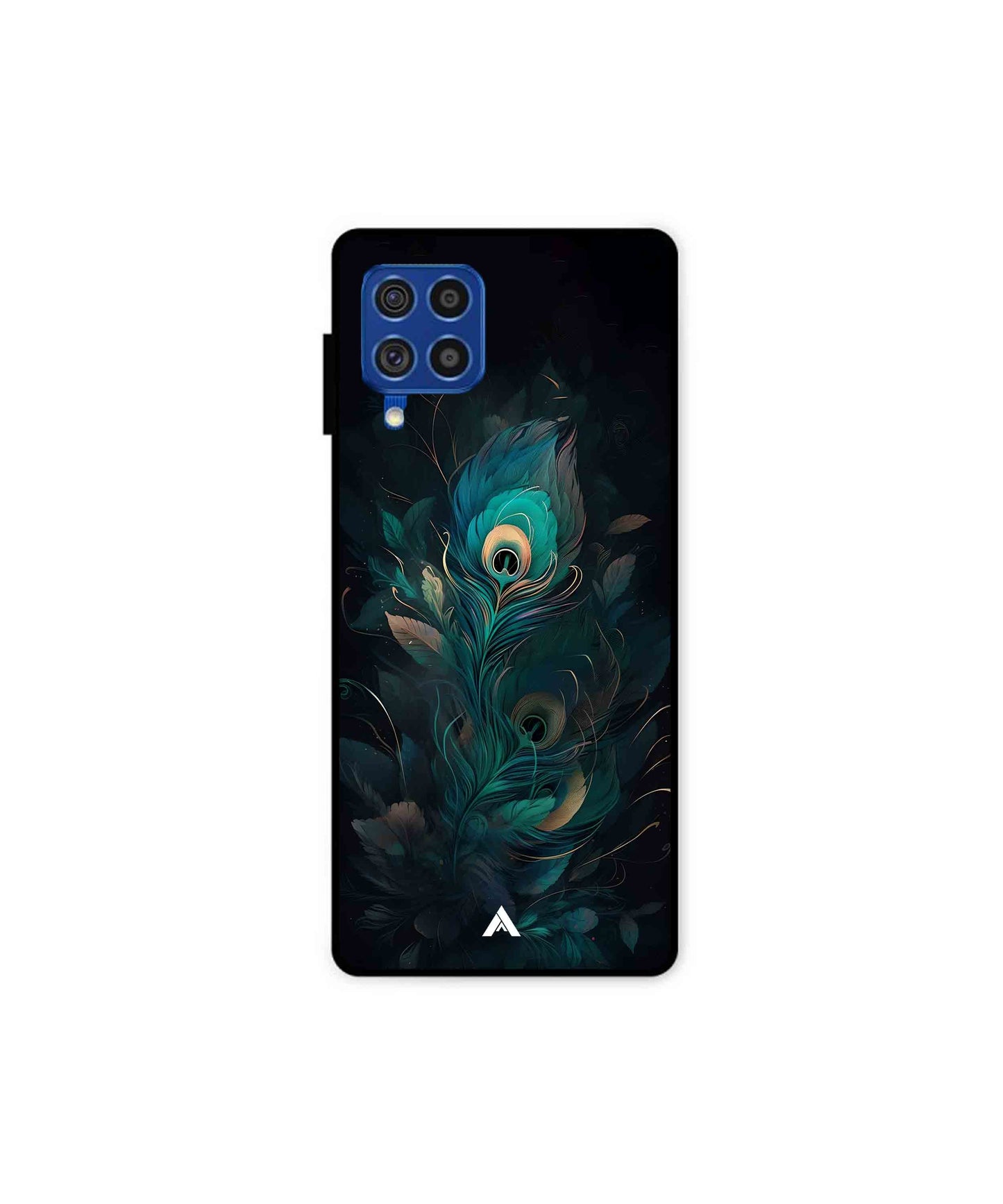 Krishna Mor Punkh Metal Back Cover Phone Case for Samsung Galaxy F62