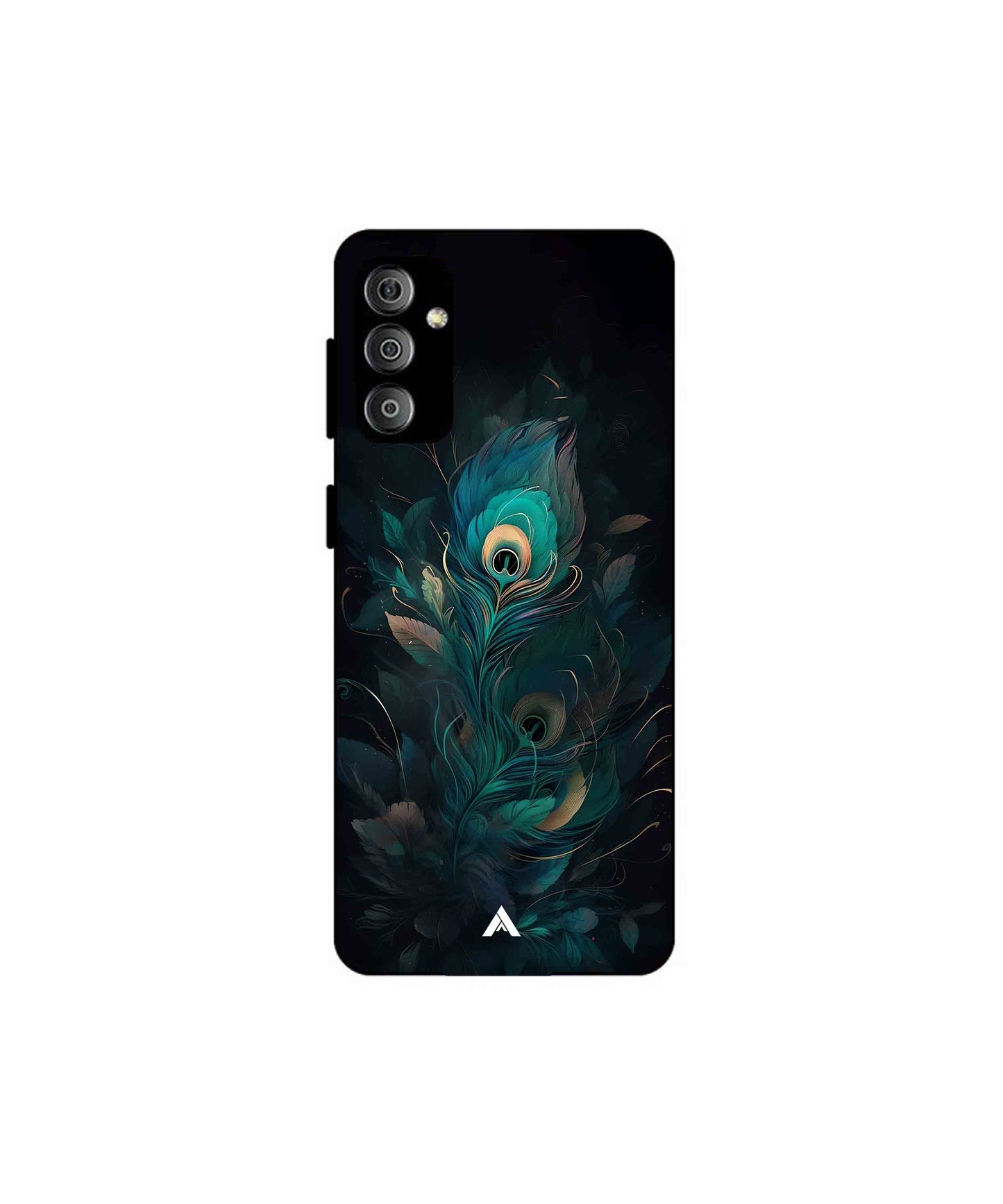 Krishna Mor Punkh Metal Back Cover Phone Case for Samsung Galaxy M23