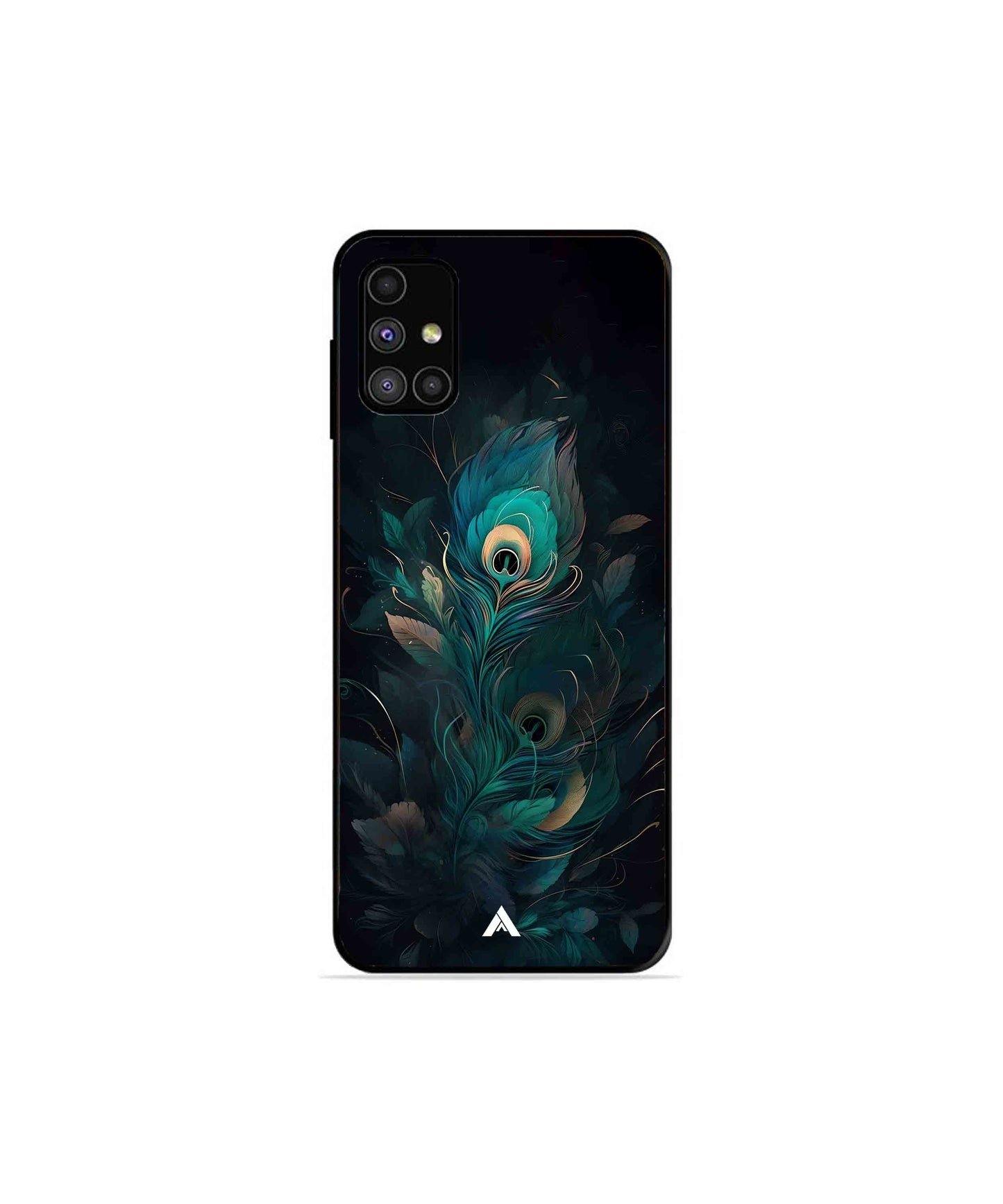 Krishna Mor Punkh Metal Back Cover Phone Case for Samsung Galaxy M31s