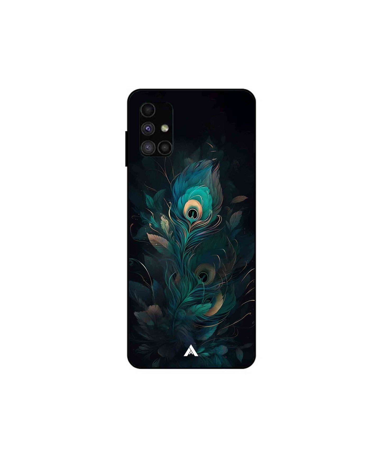 Krishna Mor Punkh Metal Back Cover Phone Case for Samsung Galaxy M51