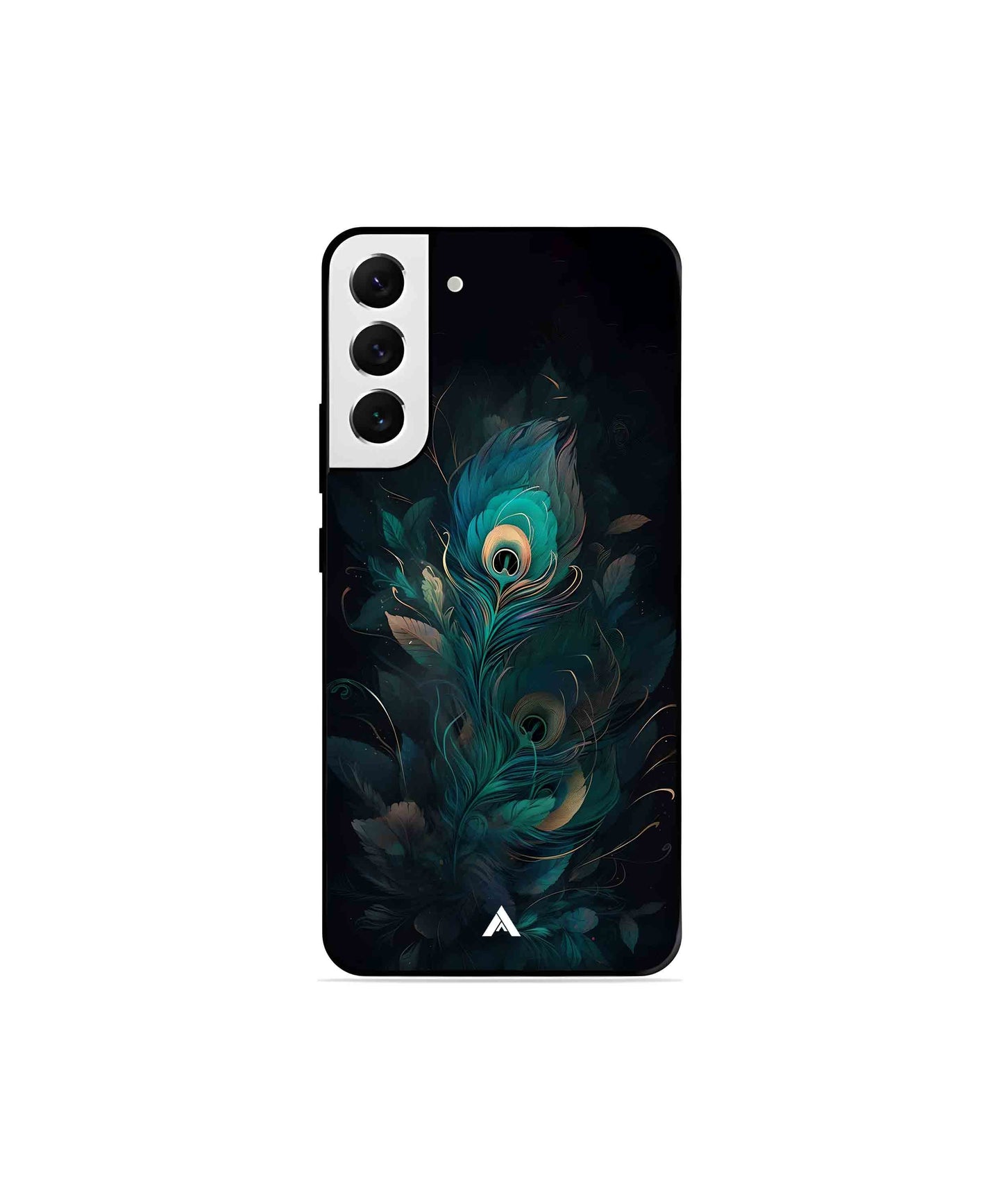 Krishna Mor Punkh Metal Back Cover Phone Case for Samsung Galaxy S22 Plus