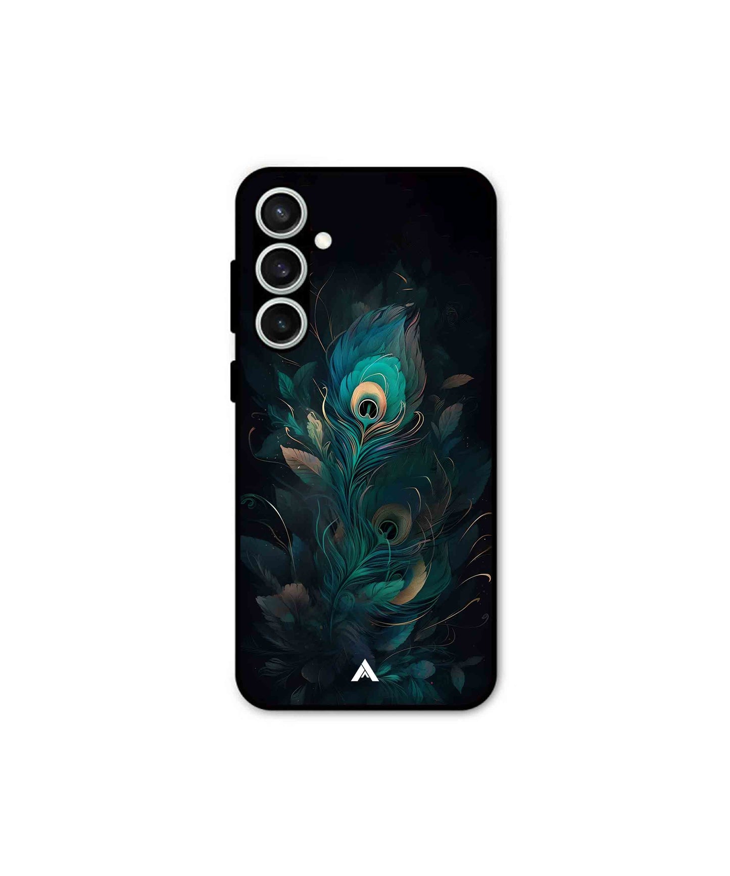 Krishna Mor Punkh Metal Back Cover Phone Case for Samsung Galaxy S24 Fe