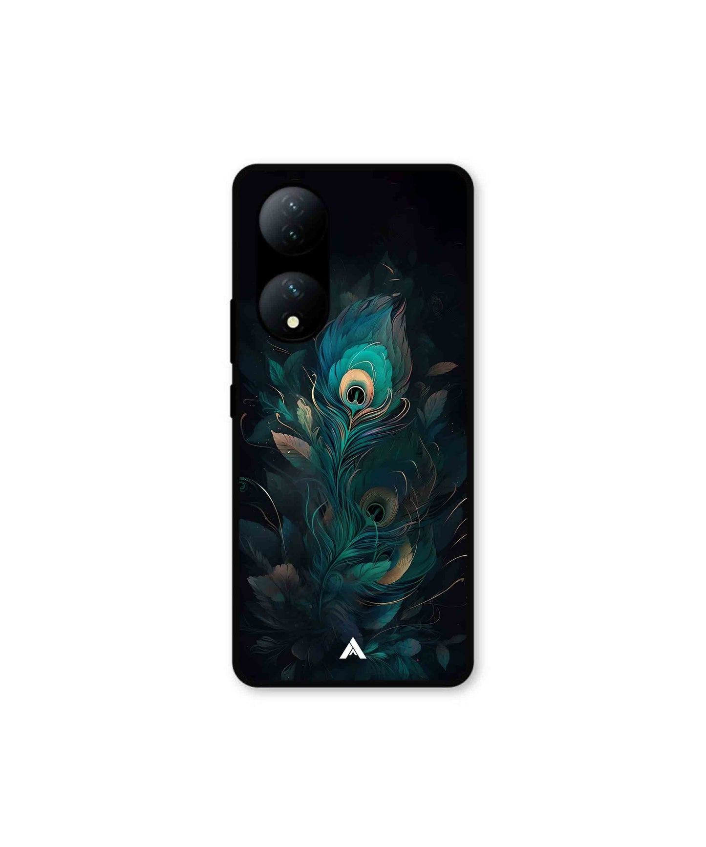 Krishna Mor Punkh Metal Back Cover Phone Case for Vivo Y100